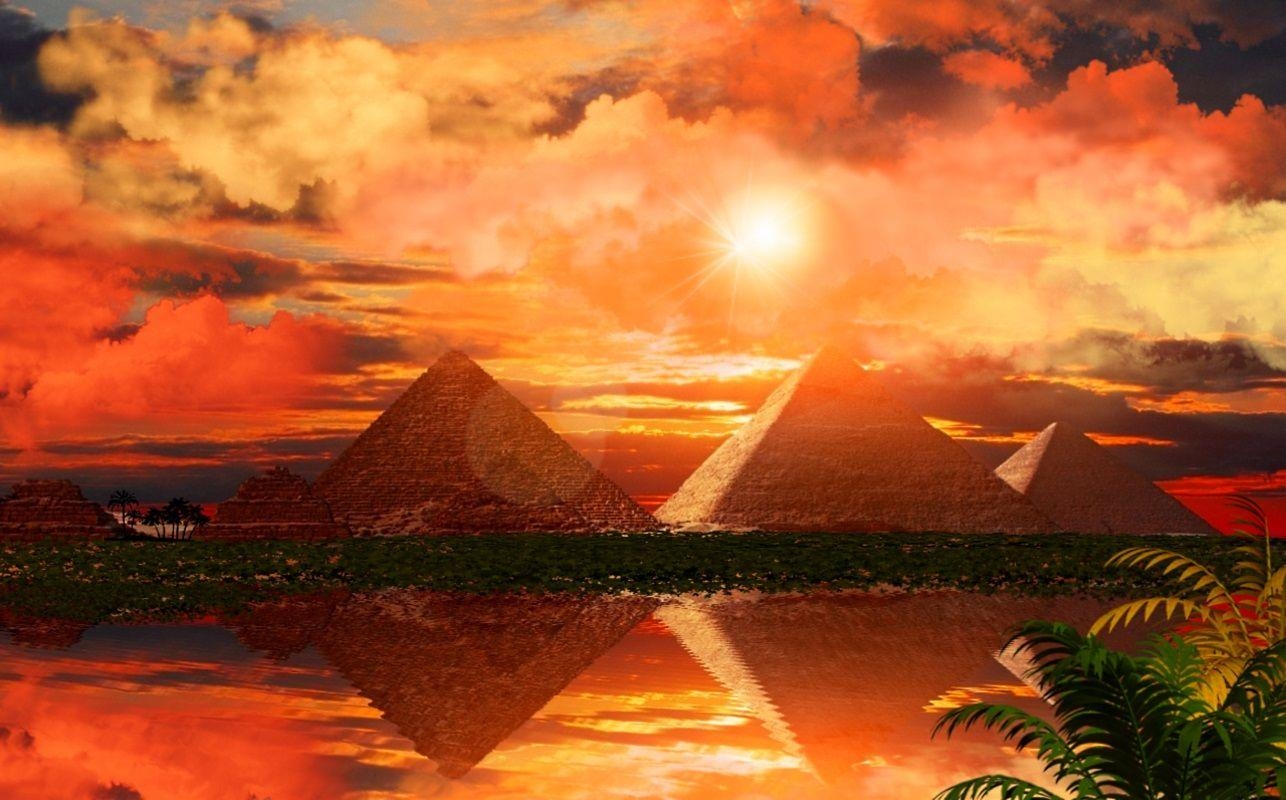 1290x800 Sunset Along The Nile Wallpaper and Background Imagex800, Desktop