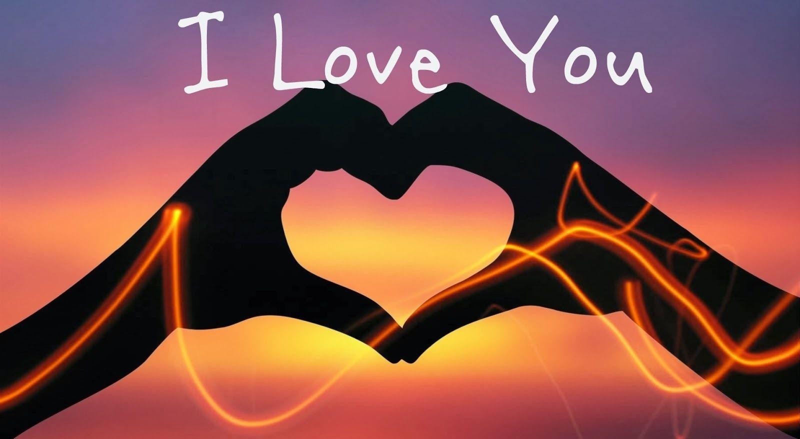 1600x880 I Love You Wallpaper, Desktop