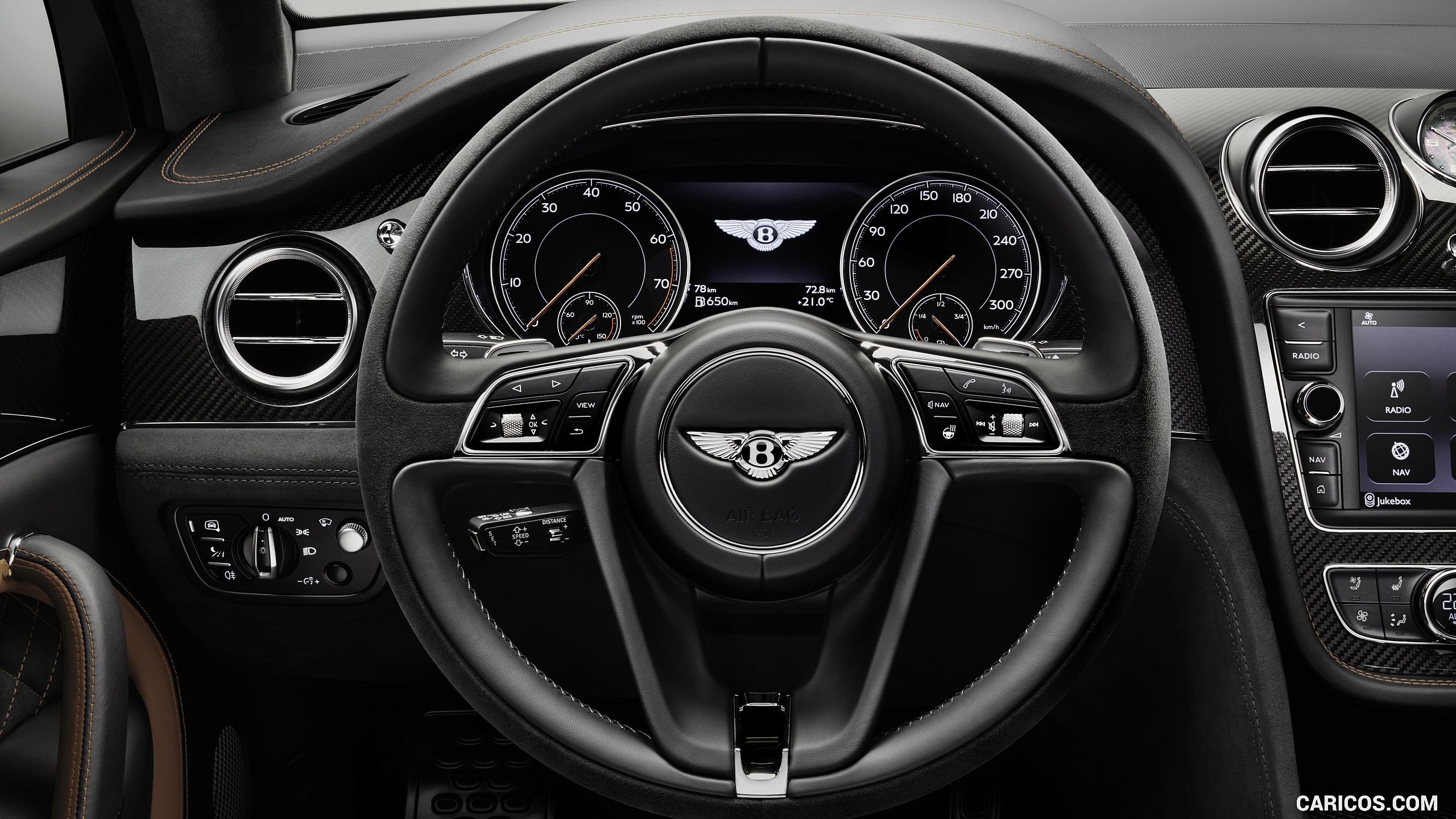 2560x1440 Bentley Bentayga Speed, Steering Wheel. HD, Desktop