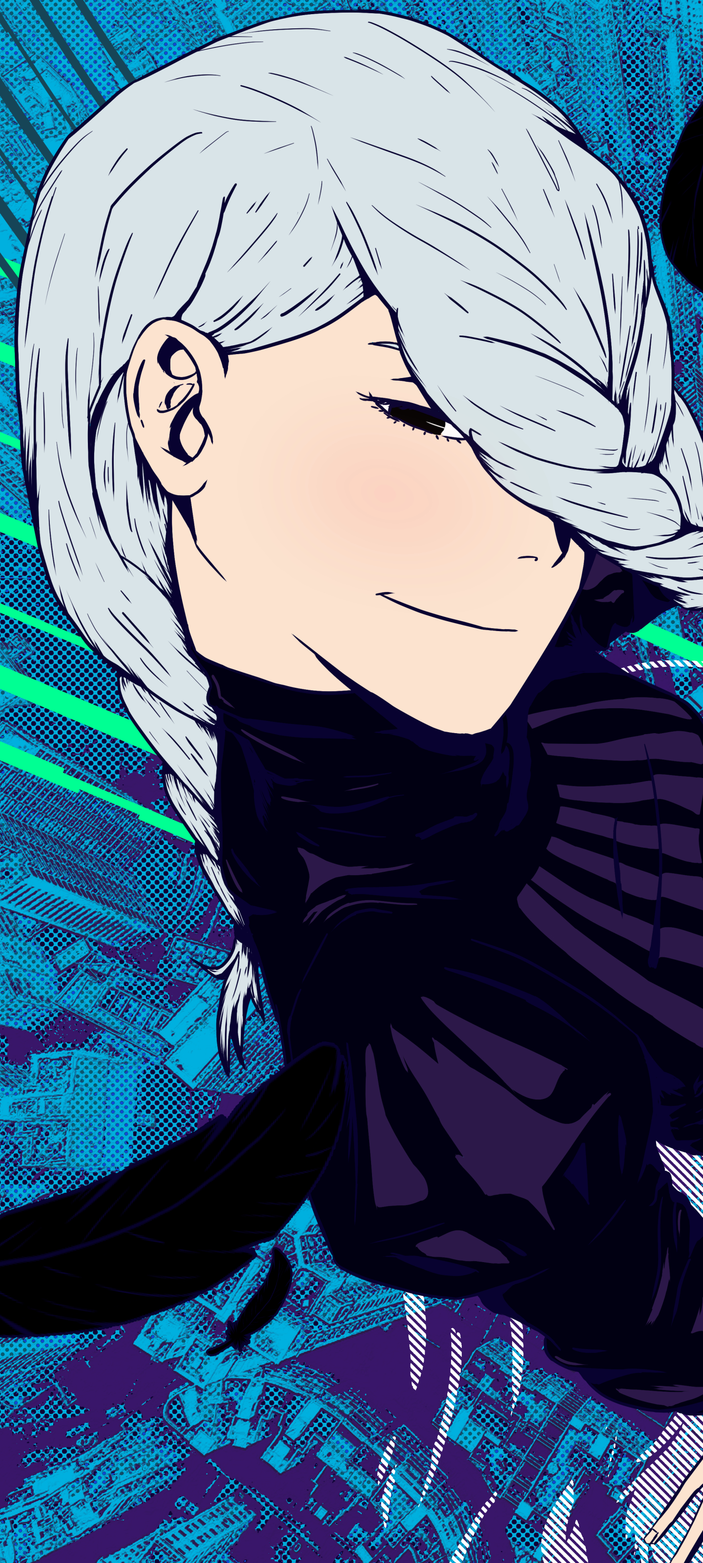 1440x3200 Mei Mei (Jujutsu Kaisen) made, Phone