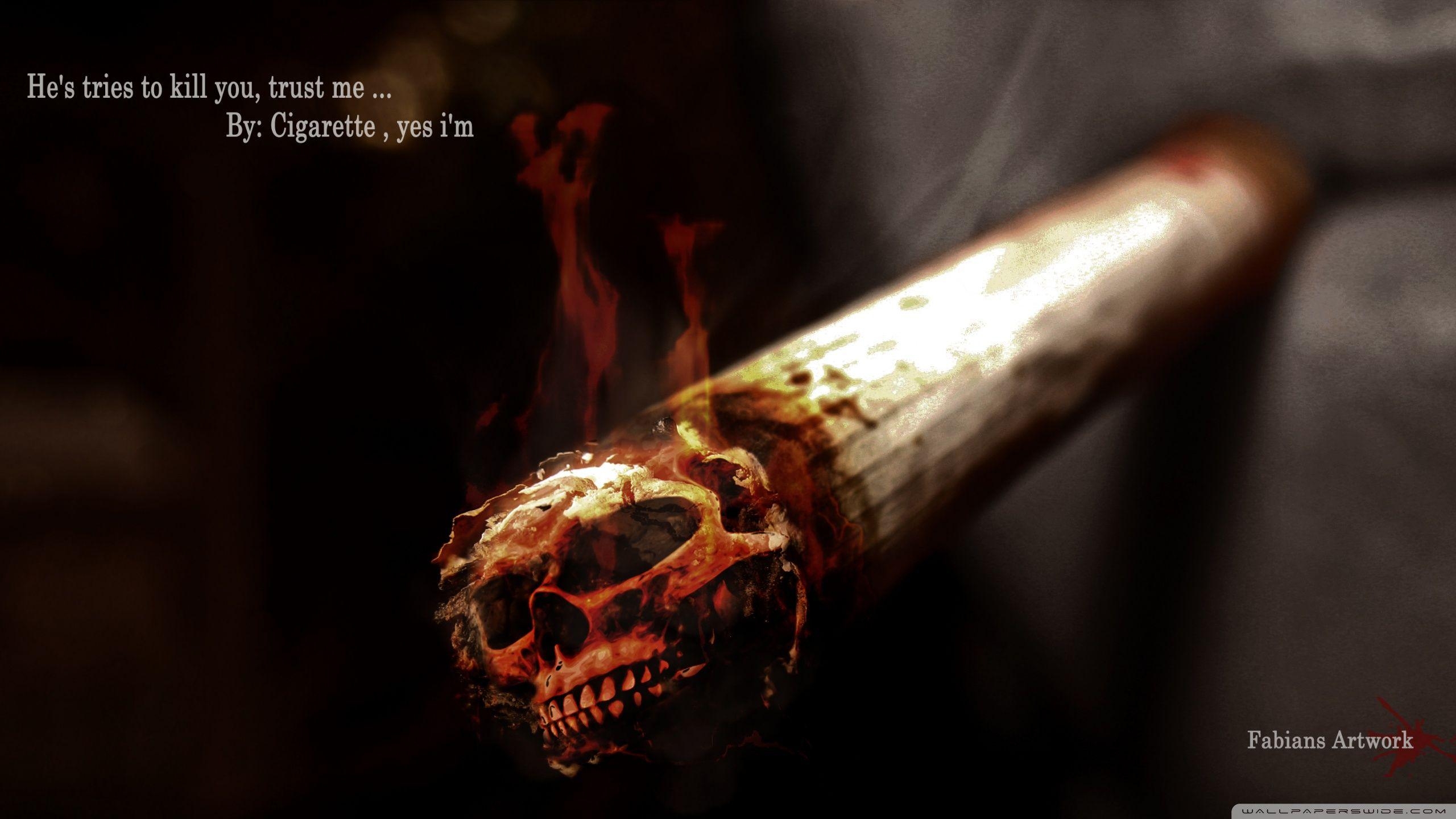 2560x1440 Smoking kills ❤ 4K HD Desktop Wallpaper for 4K Ultra HD TV, Desktop