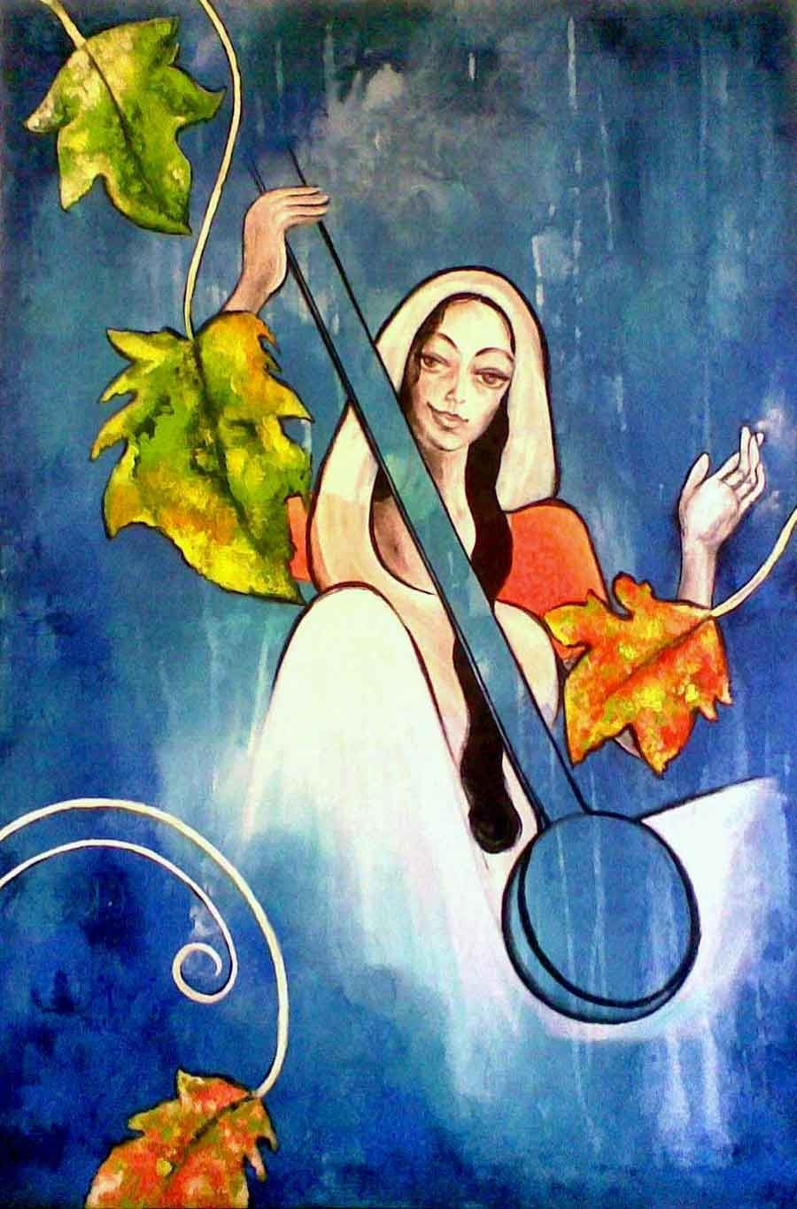 900x1370 Pallavi Barooah. Illustration art drawing, India art, Art painting, Phone