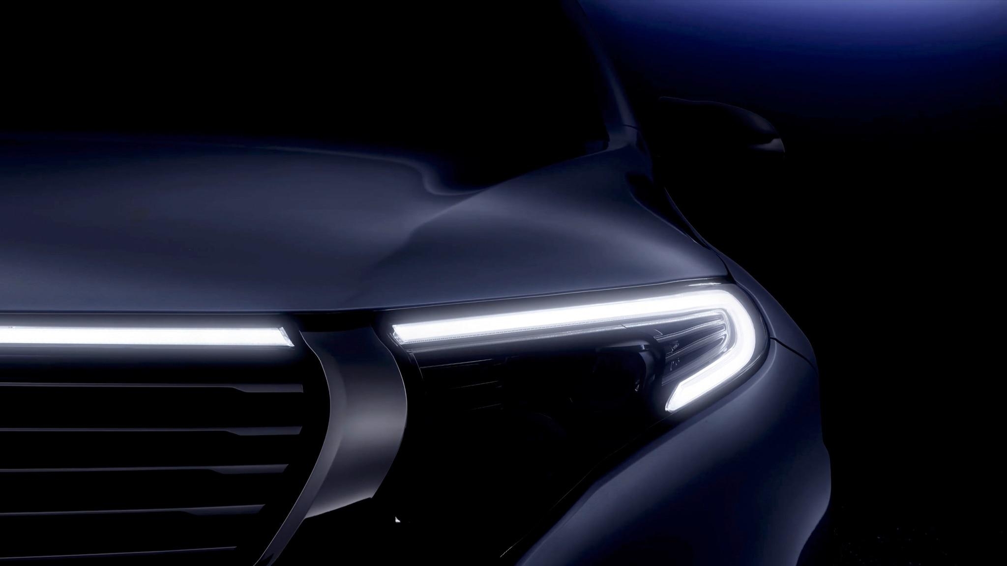 2050x1160 Mercedes Benz EQC Shows Off Lights In Teaser, Desktop