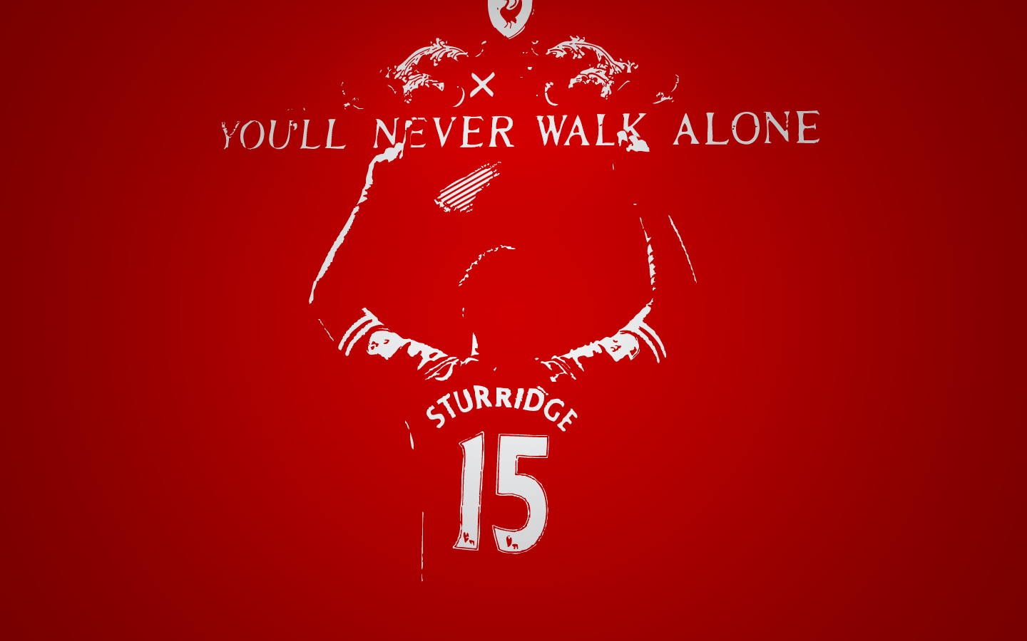 1440x900 Sturridge wallpaper I made after todays game, Desktop