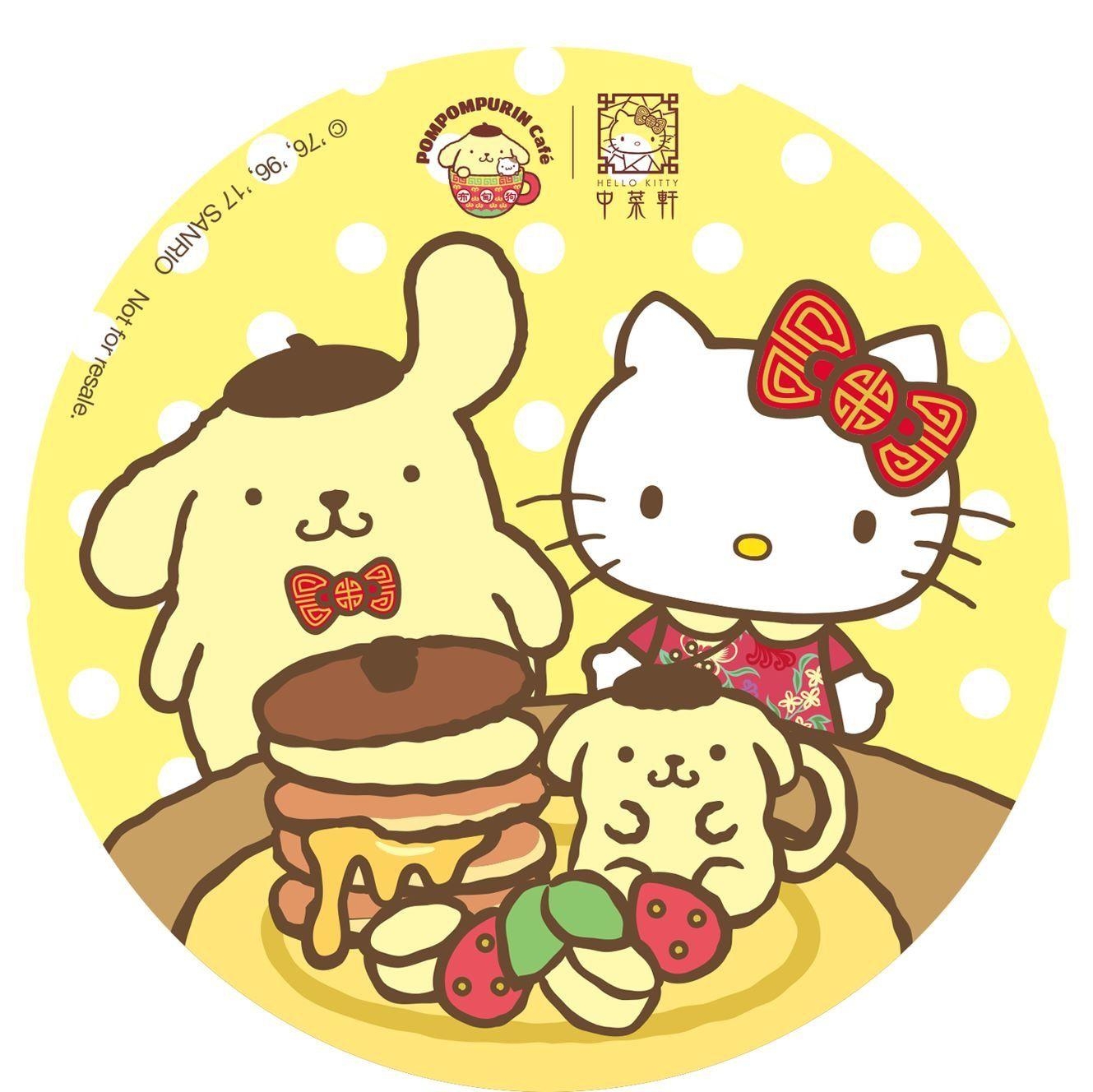 1330x1330 Pom Pom Purin & Hello Kitty café (*^▽^*) Hong Kong. Hello Kitty, Desktop