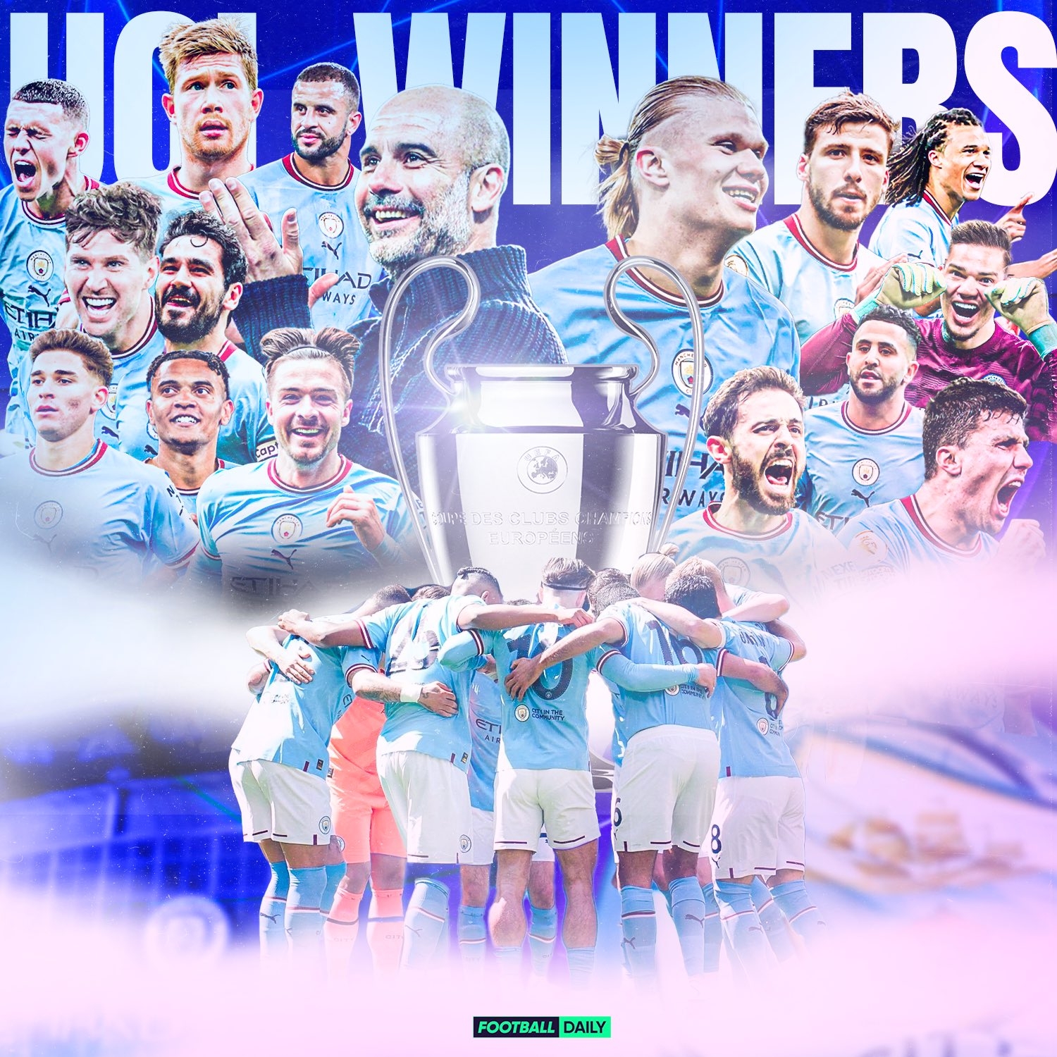 1500x1500 Manchester City UEFA Champions League 2023 Champions, Phone