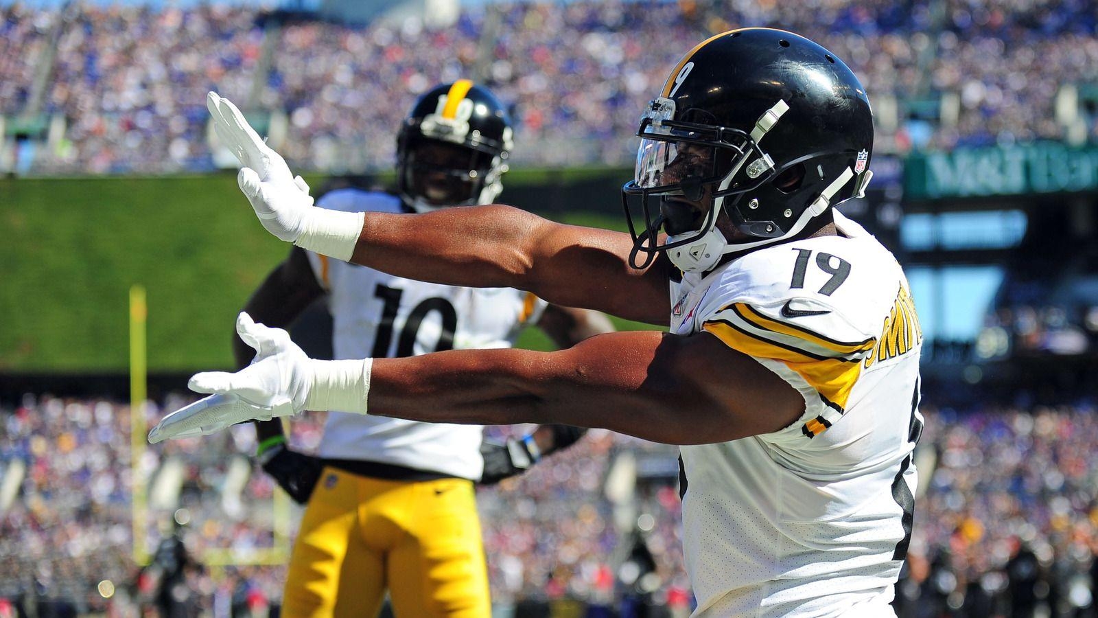 1600x900 Steelers WR does 'Dragon Ball Z' celebration after TD catch, Desktop