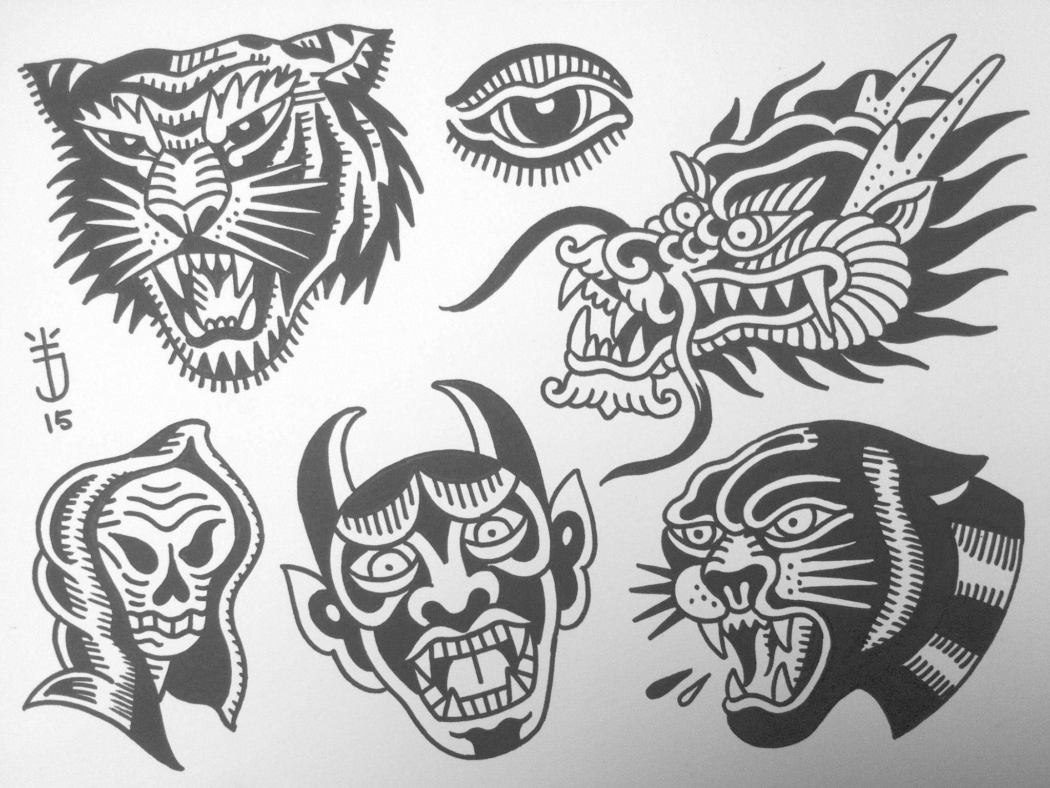 2050x1540 Old School Tattoo Wallpaper Old School Tattoo Flash, Desktop