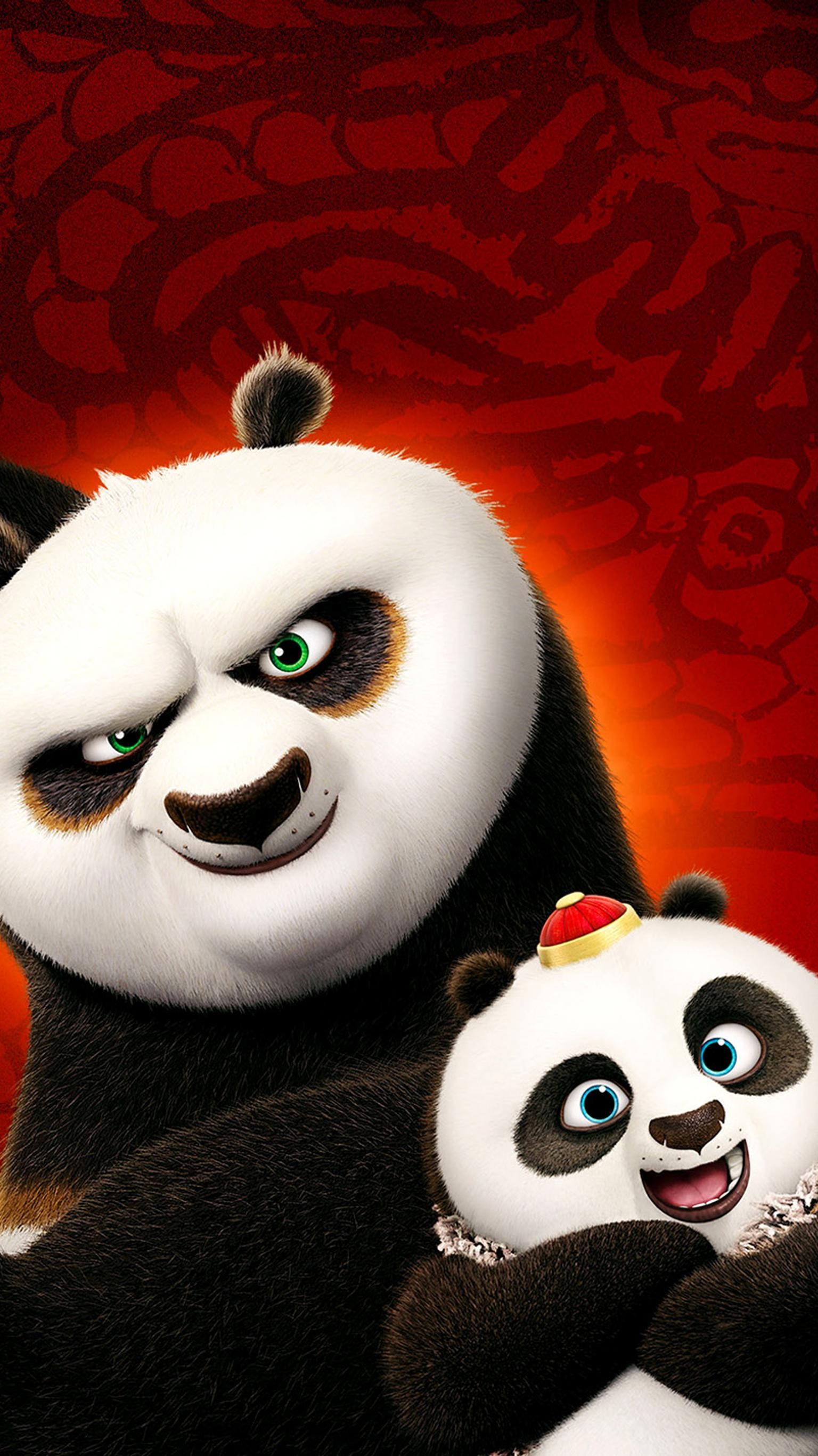 1540x2740 Kung Fu Panda 3 (2016) Phone Wallpaper, Phone