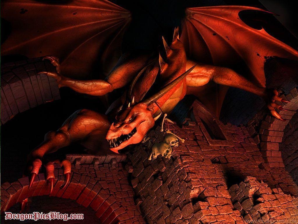 1030x770 Black And Red Dragon Wallpaper, Desktop