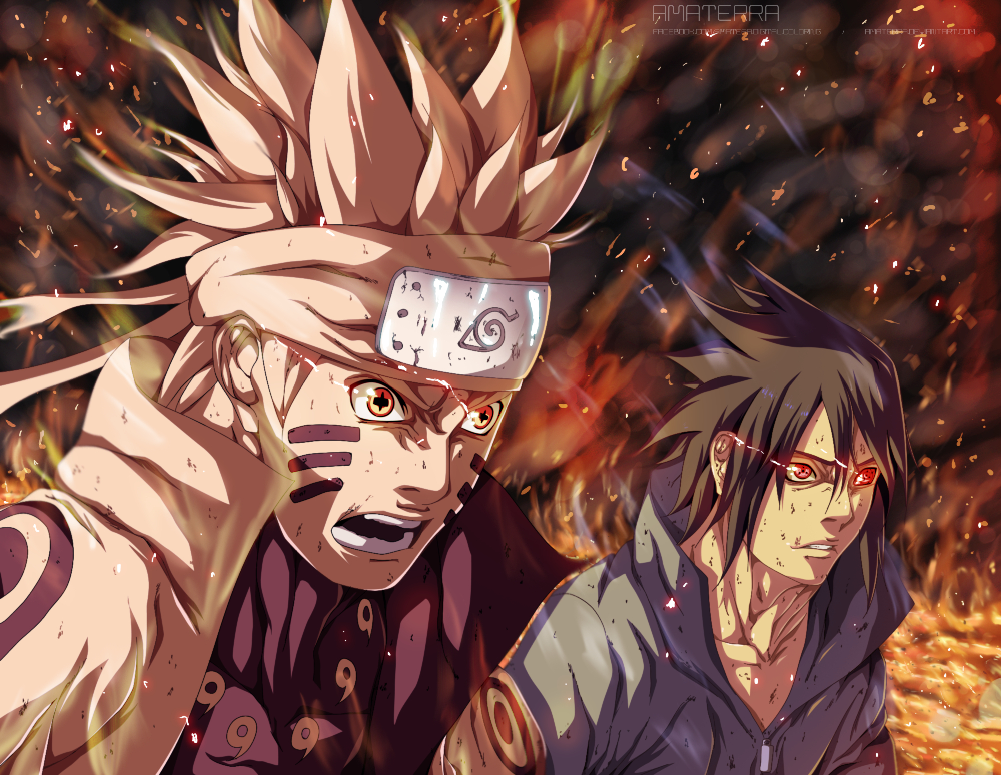 2000x1550 Naruto Uzumaki, Sasuke Uchiha, Anime, Smile, Sharingan (Naruto) wallpaper, Desktop