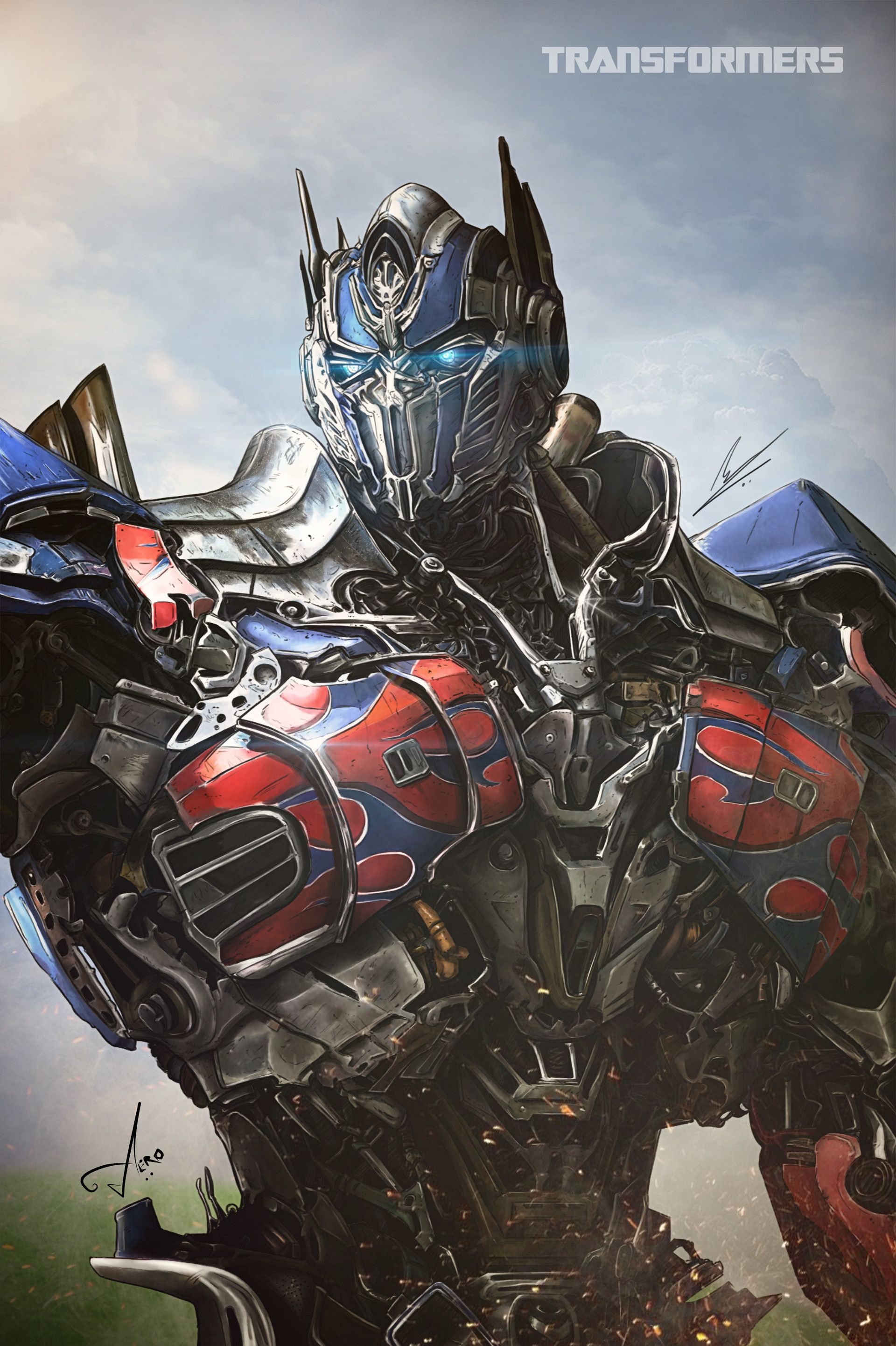 1920x2890 Optimus Prime Digital Painting, Saif Zulfiqar. Optimus prime wallpaper, Optimus prime wallpaper transformers, Optimus prime art, Phone