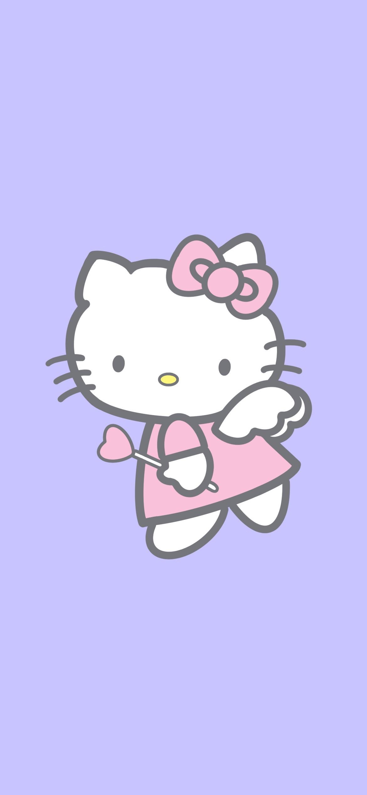 1170x2540 Did a Hello Kitty iPhone background thought someone might appreciate it here, Phone