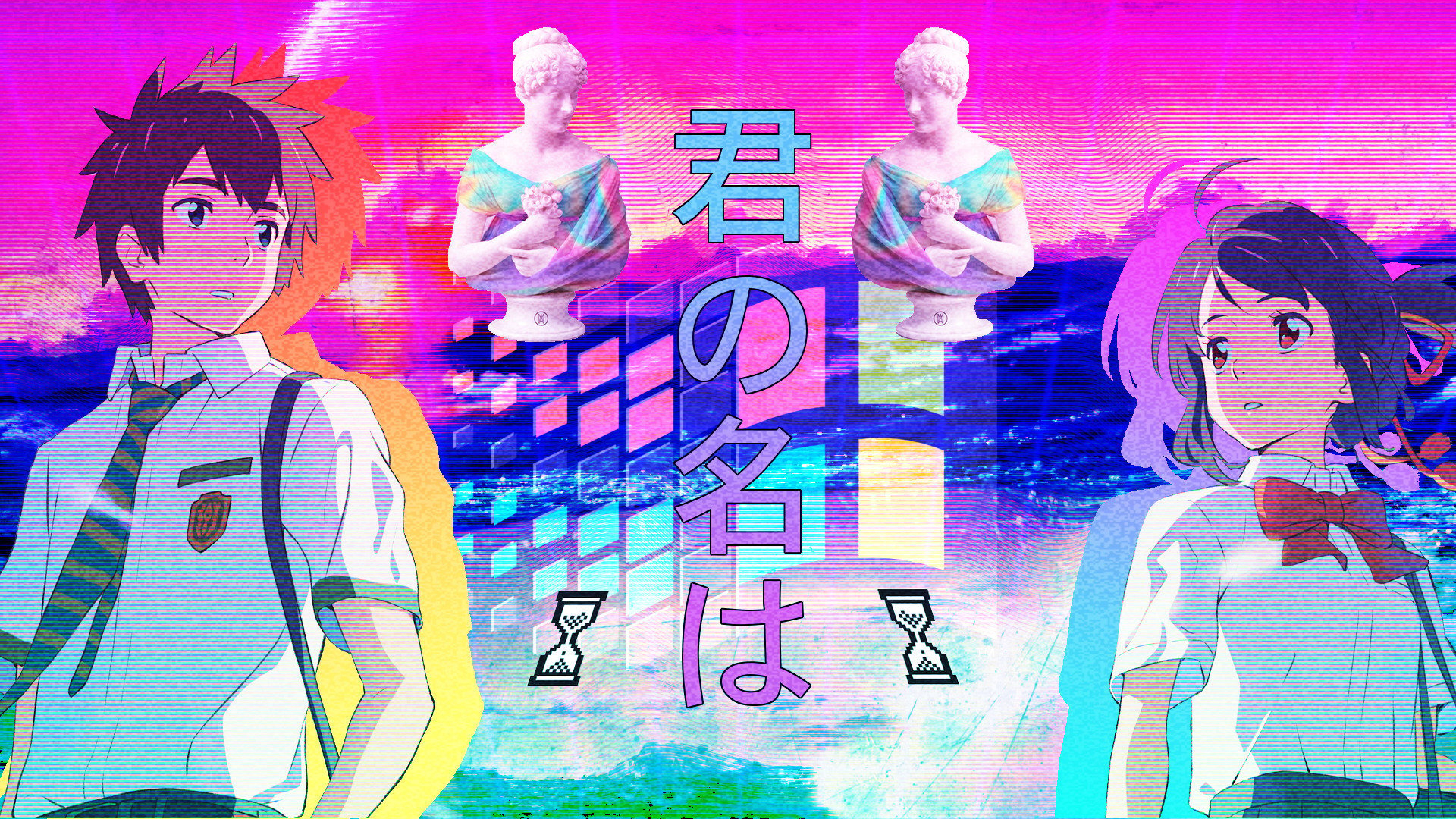 1920x1080 Vaporwave Wallpaper, Desktop