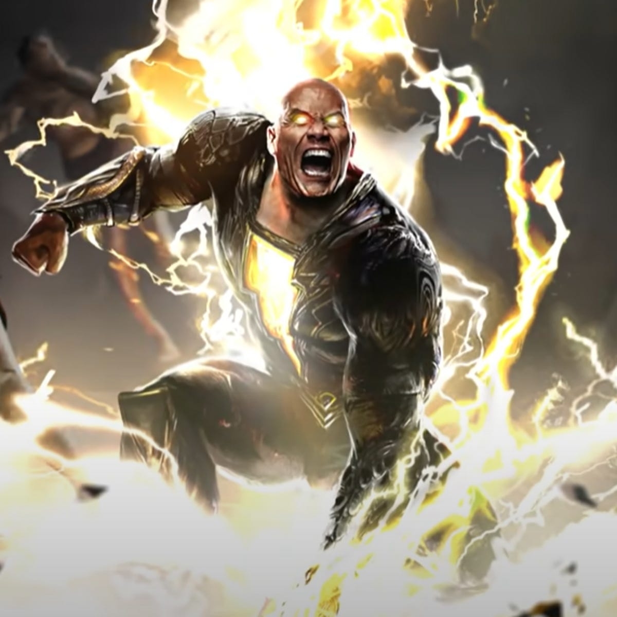 1200x1200 The Rock announces Black Adam's release date at Times Square, Phone