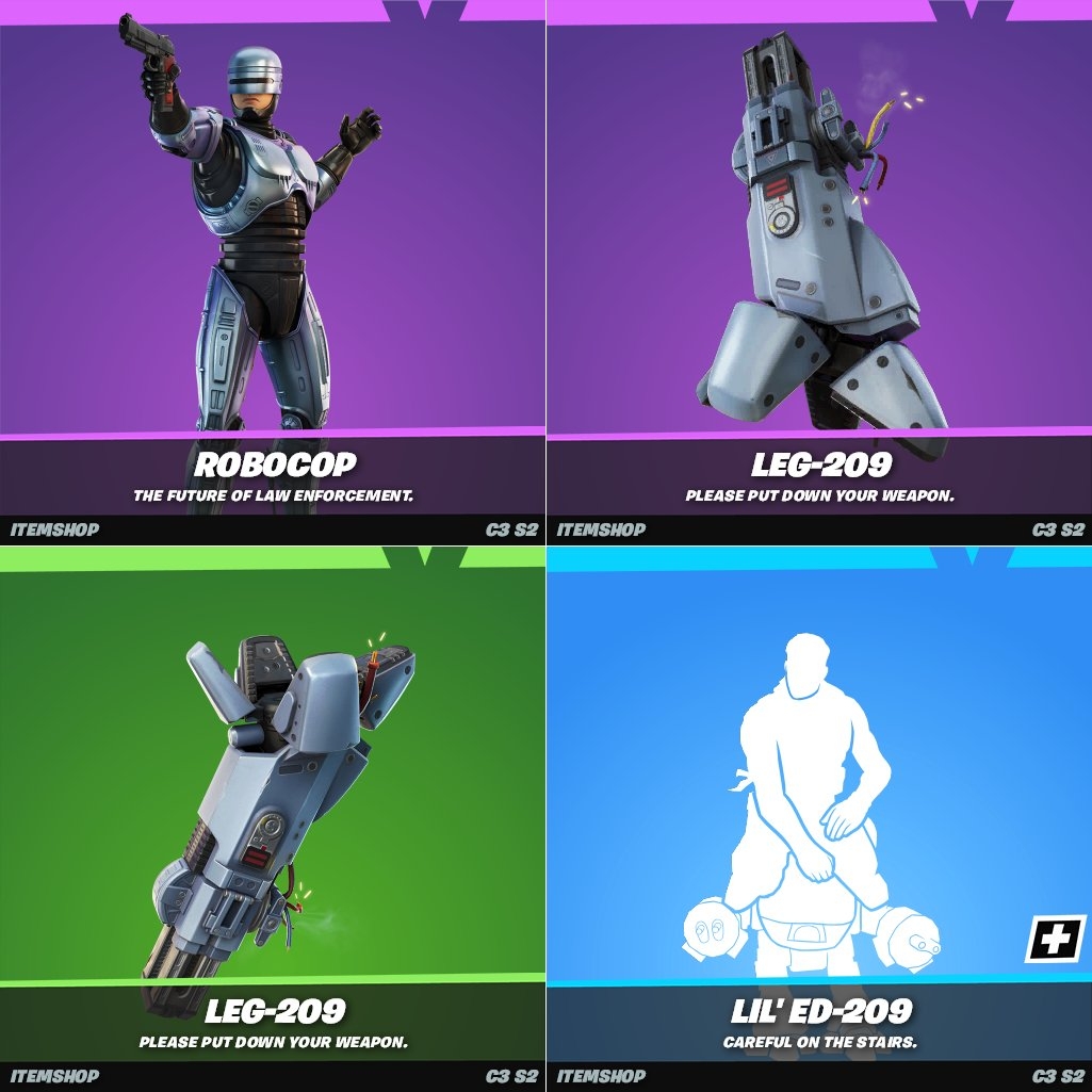 1030x1030 Robocop Fortnite wallpaper, Phone