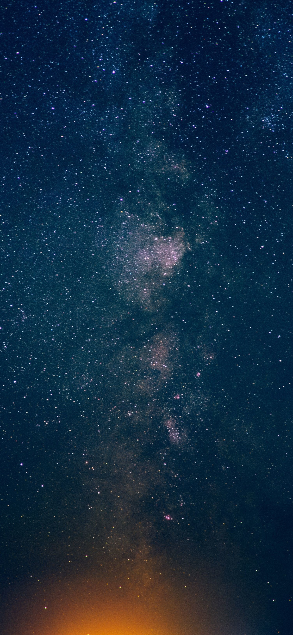 1130x2440 Download  wallpaper night, sky, stars, milky way, Phone