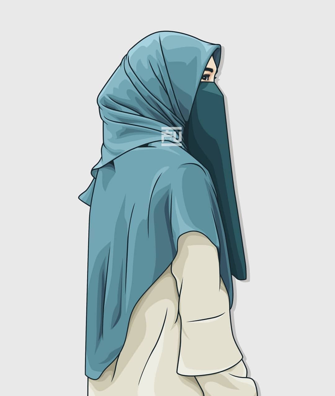 1080x1280 Anime Muslimah Niqab Wallpaper & Background Download, Phone