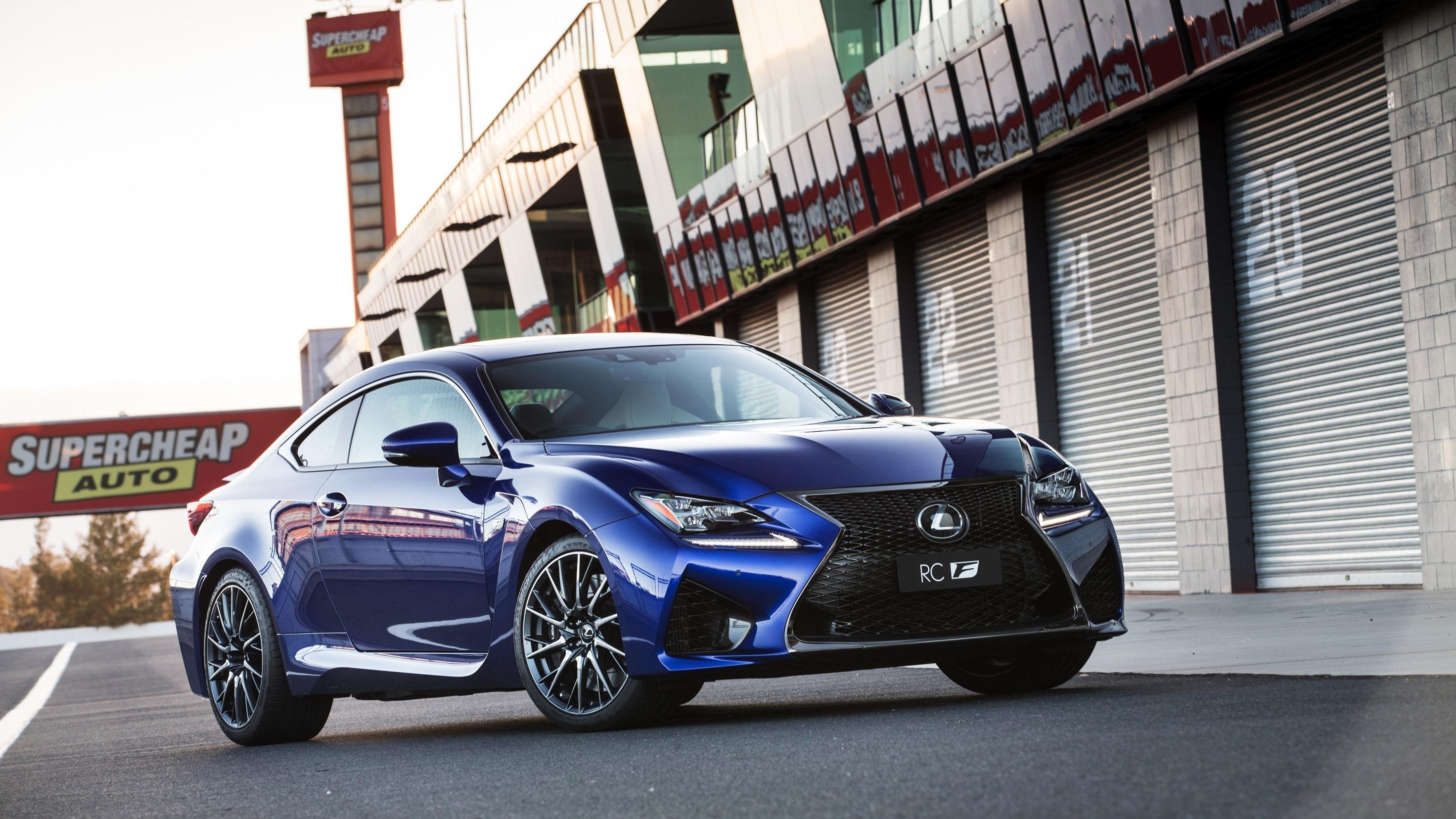 2950x1660 Download Wallpaper  Lexus, Rc F, Au Spec, Blue, Side View, Desktop