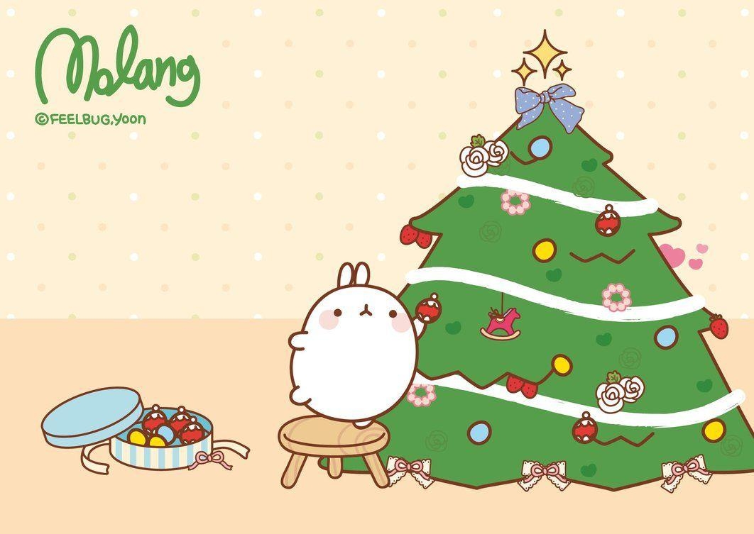 1070x760 Wallpaper Navidad Molang, Desktop