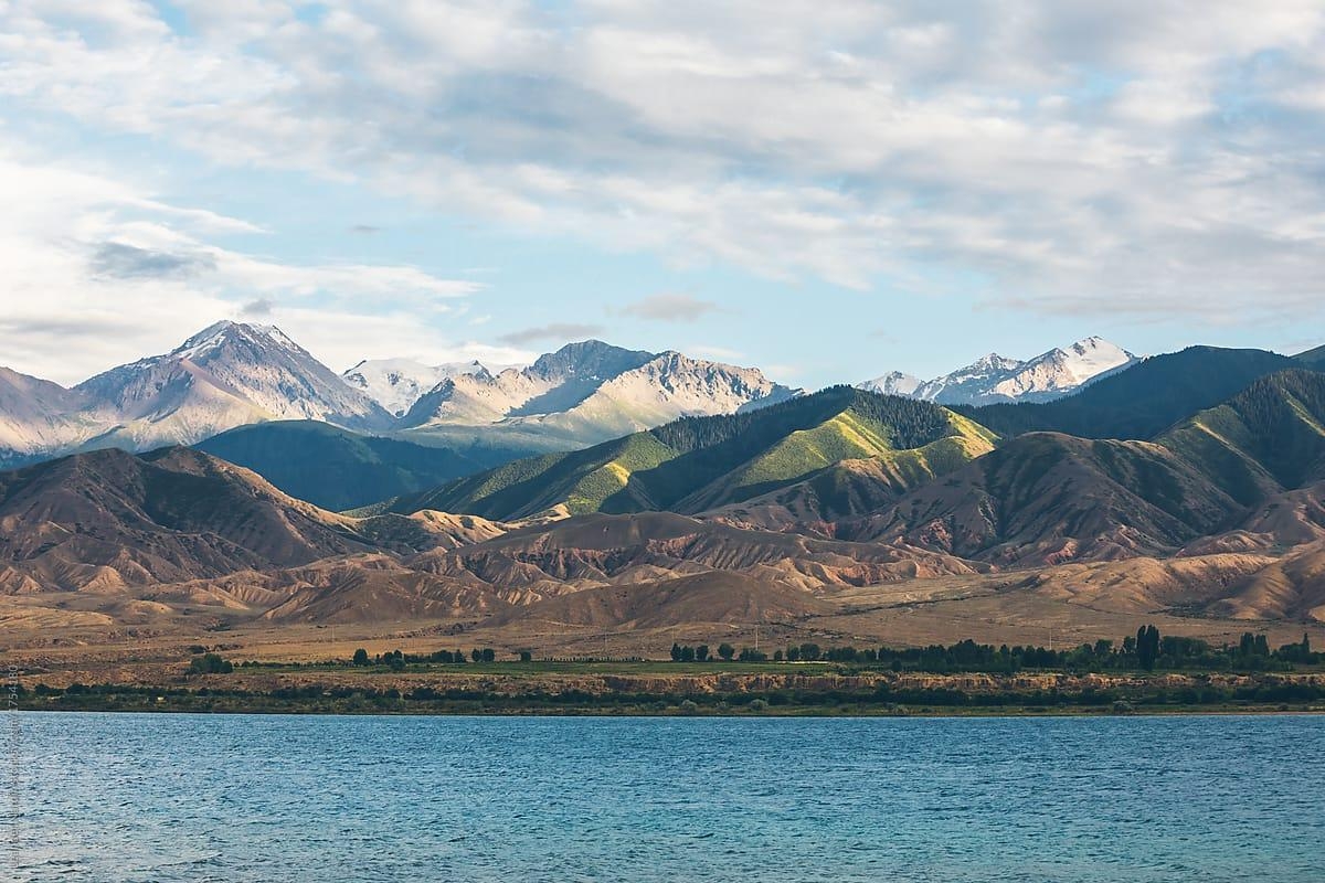 1200x800 Issyk Kul Lake With Tien Shan Mountains In The Back, Kyrgyzstan, Desktop