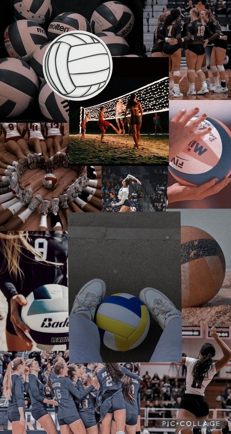 740x1390 Volleyball Collage wallpaper. Volleyball wallpaper, Cute wallpaper, Volleyball picture, Phone