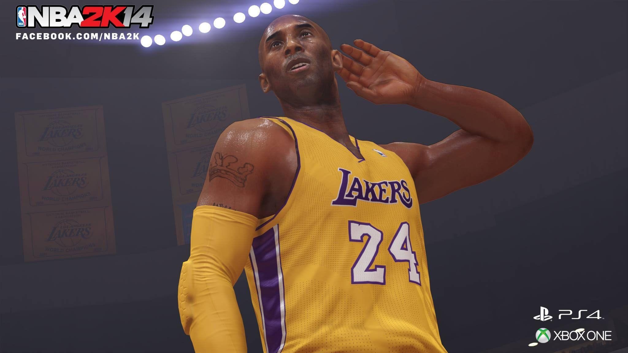 2050x1160 Kobe Bryant, NBA 2K14 on WallpaperMade, Desktop