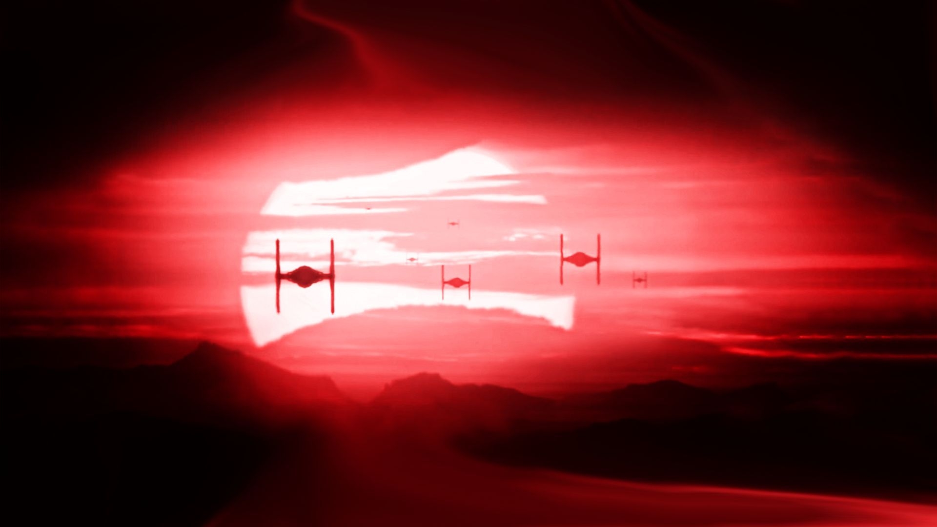 1920x1080 Star Wars The Force Awakens TIE Fighters Background, Desktop