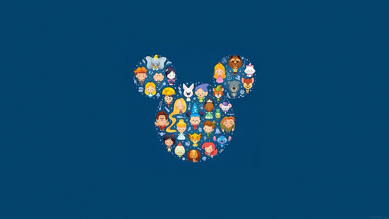 1370x770 Disney Art Character Cute Illust, Desktop