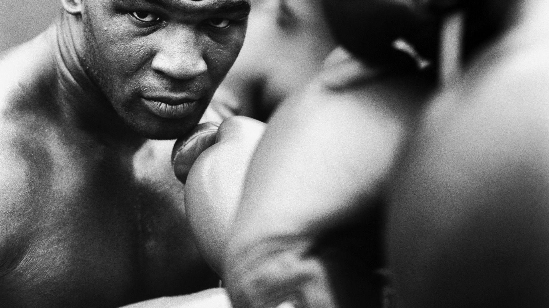 1920x1080 Mike Tyson Black And White, Desktop