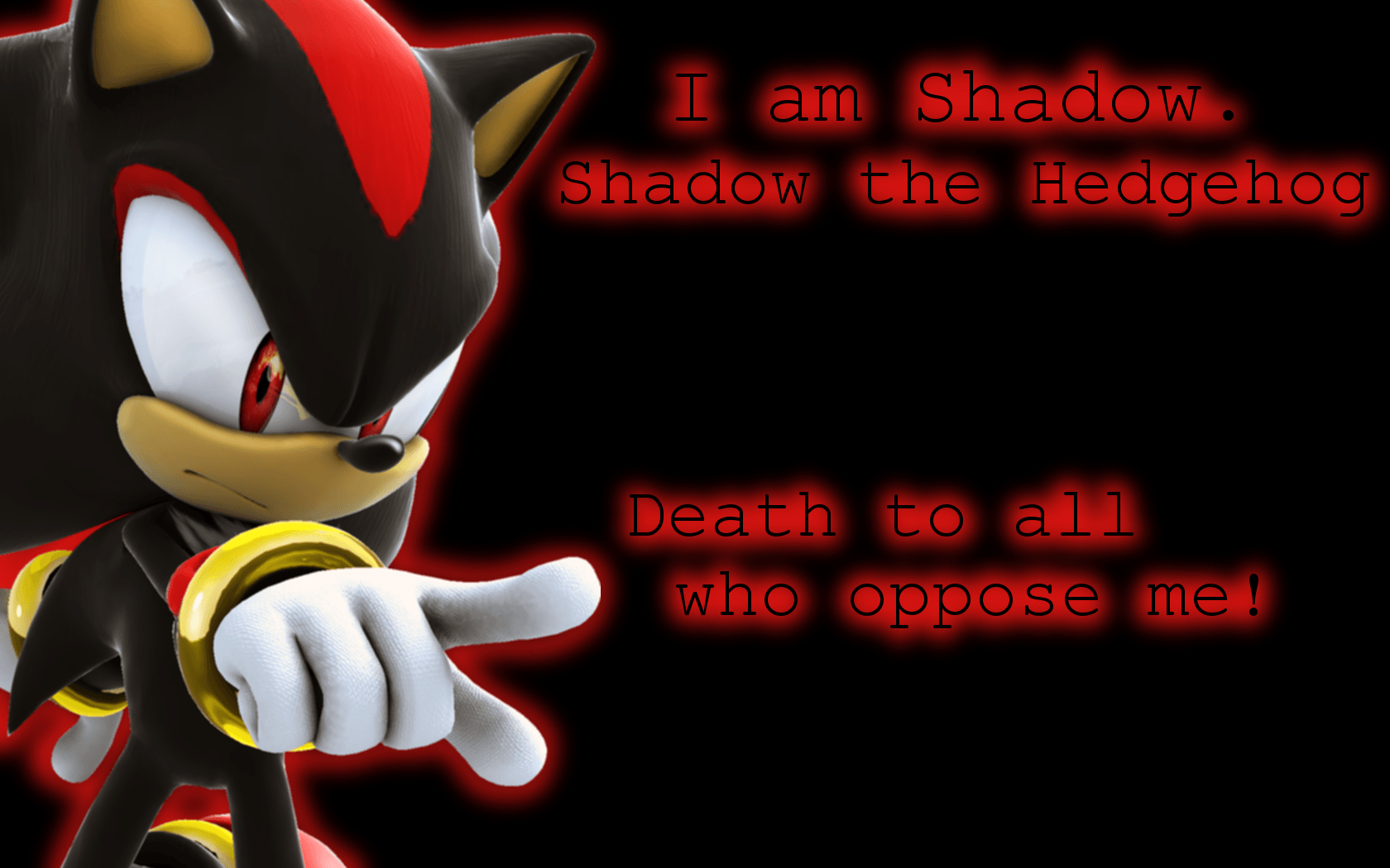 1680x1050 Shadow The Hedgehog Wallpaper By Xbox DS Gameboy, Desktop