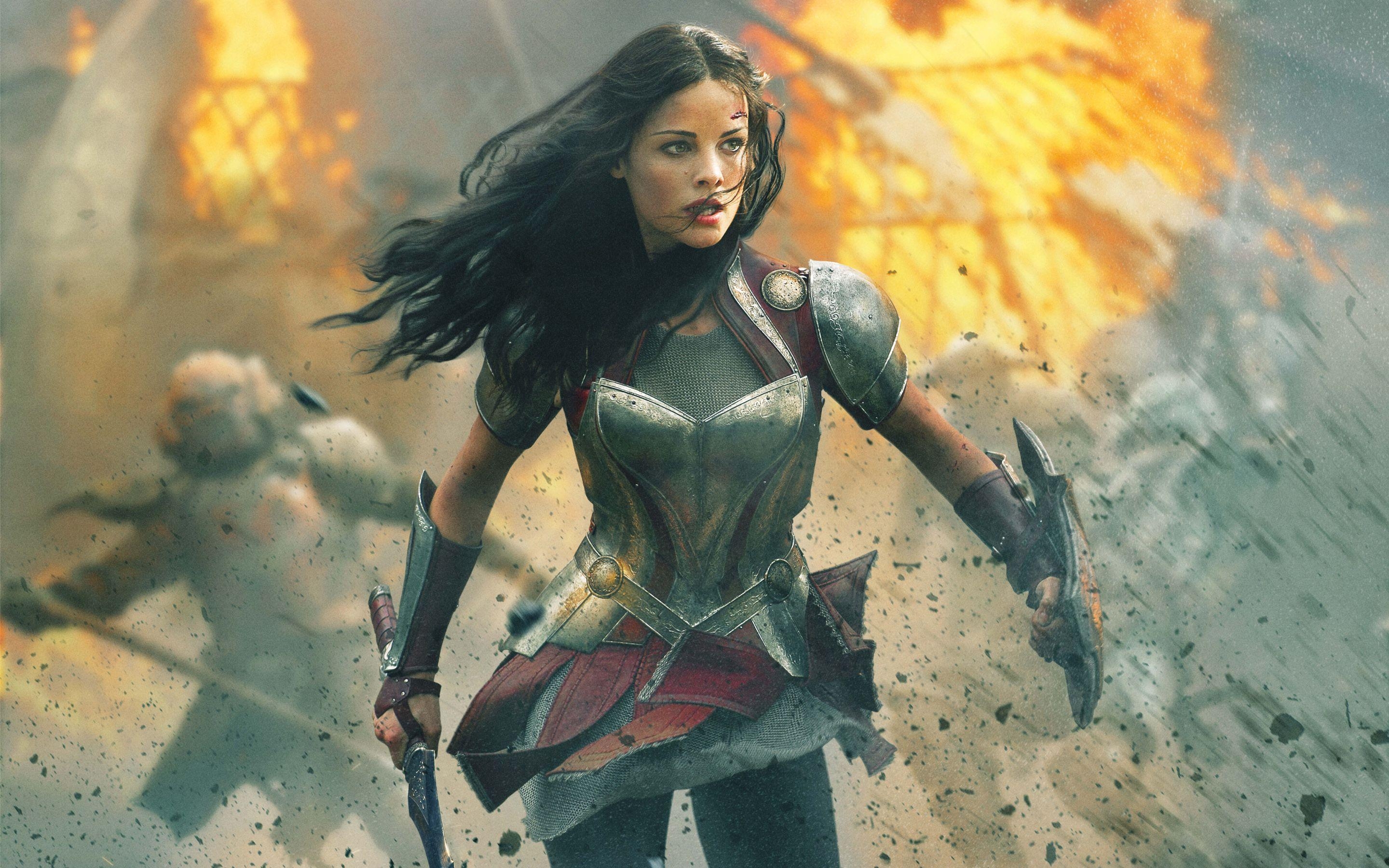 2880x1800 Jaimie Alexander in Thor 2 Wallpaper, Desktop