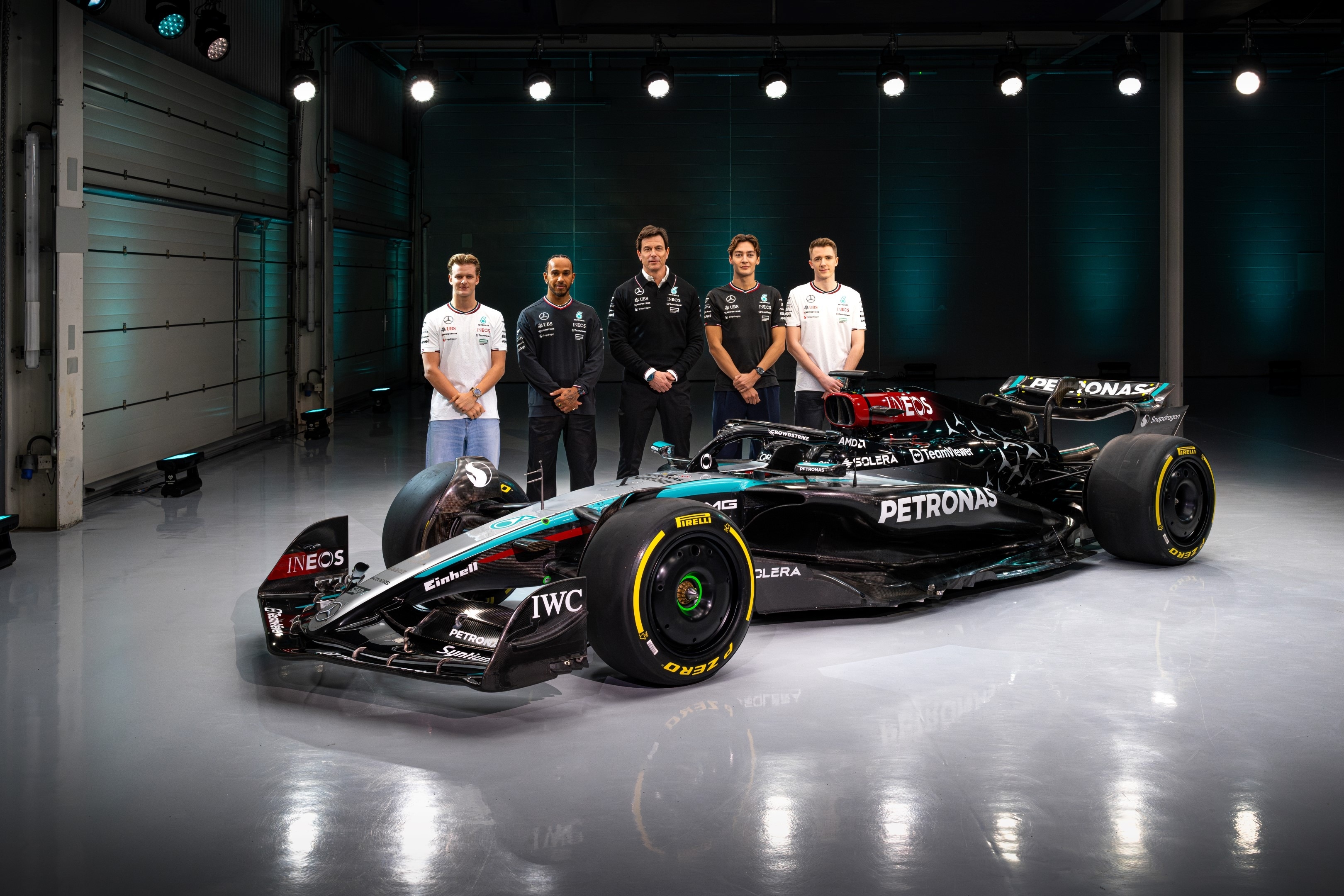 3240x2160 2024 Mercedes W15 F1 Car Launch Photo, Desktop