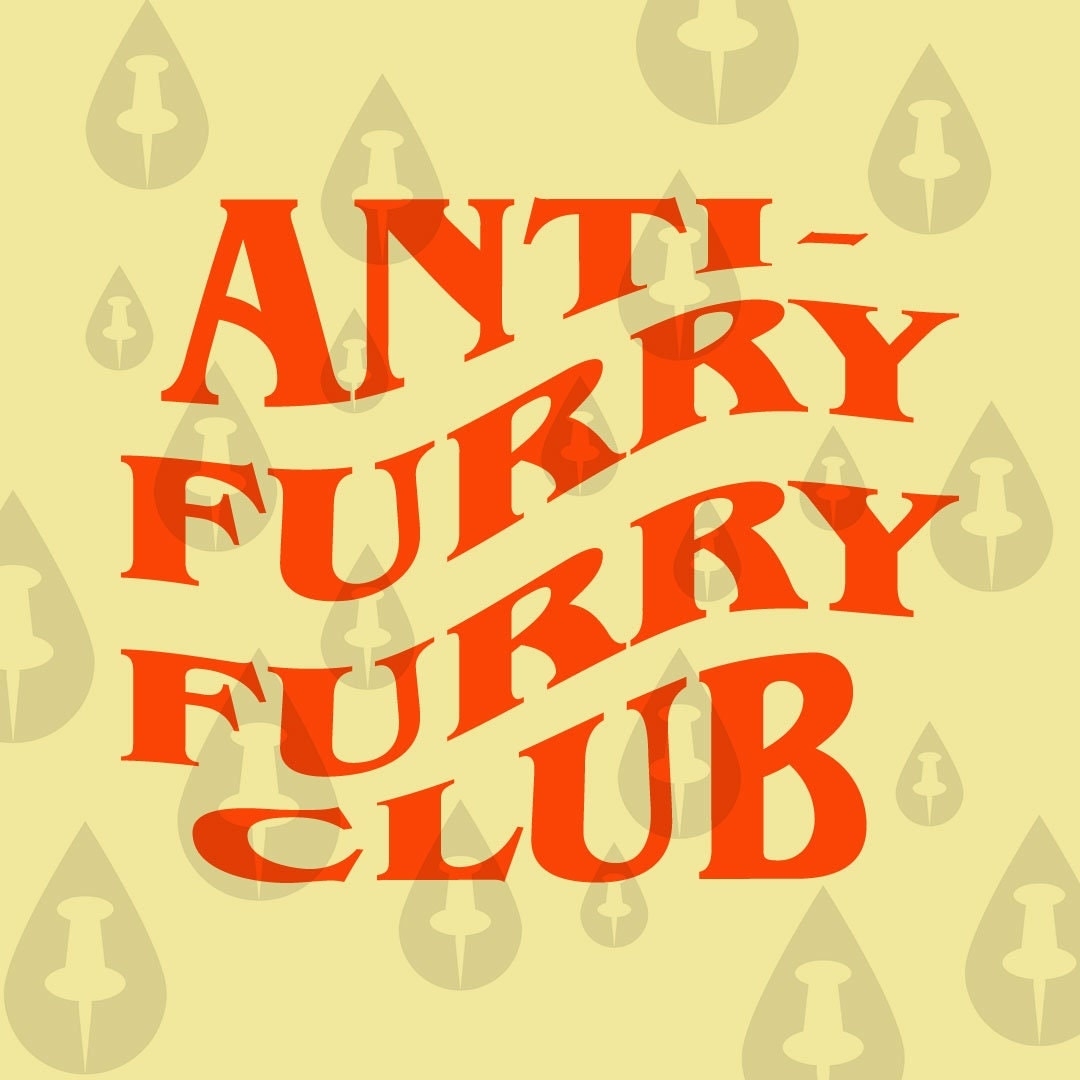 1080x1080 Anti Furry Furry Club SVG People Who Enjoy Fur Suits but, Phone