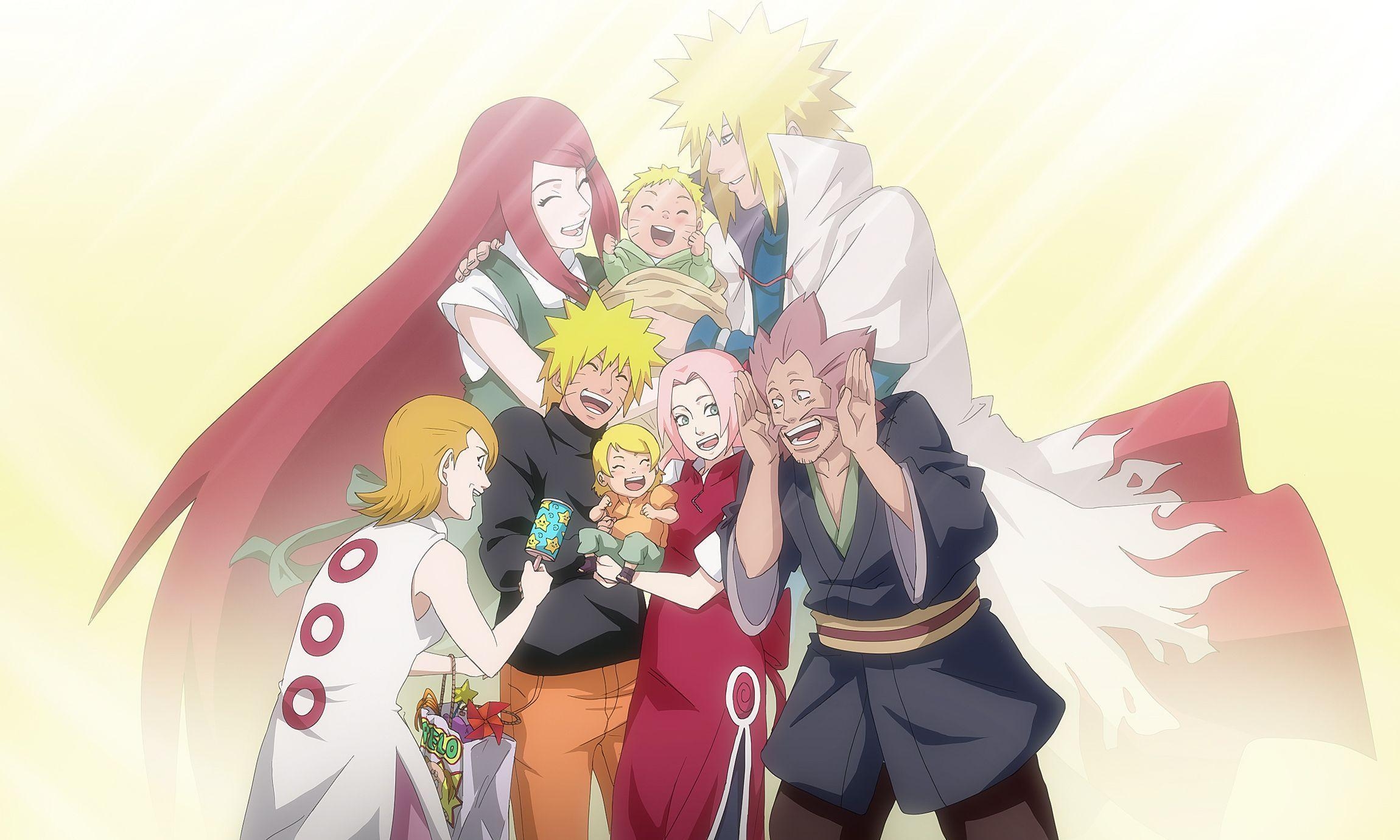 2300x1390 Naruto And Hinata Family Wallpaper Widescreen, Anime Wallpaper, Desktop