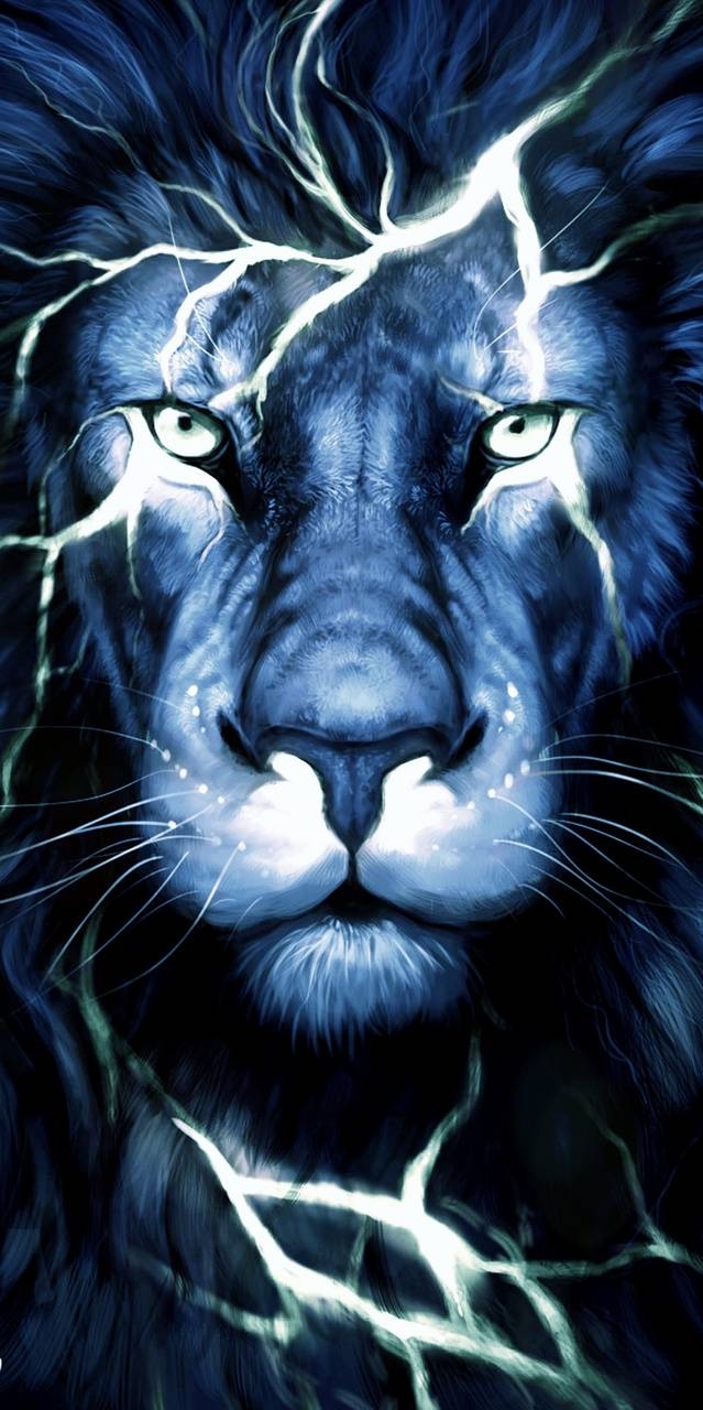 640x1280 Dark lion wallpaper, Phone