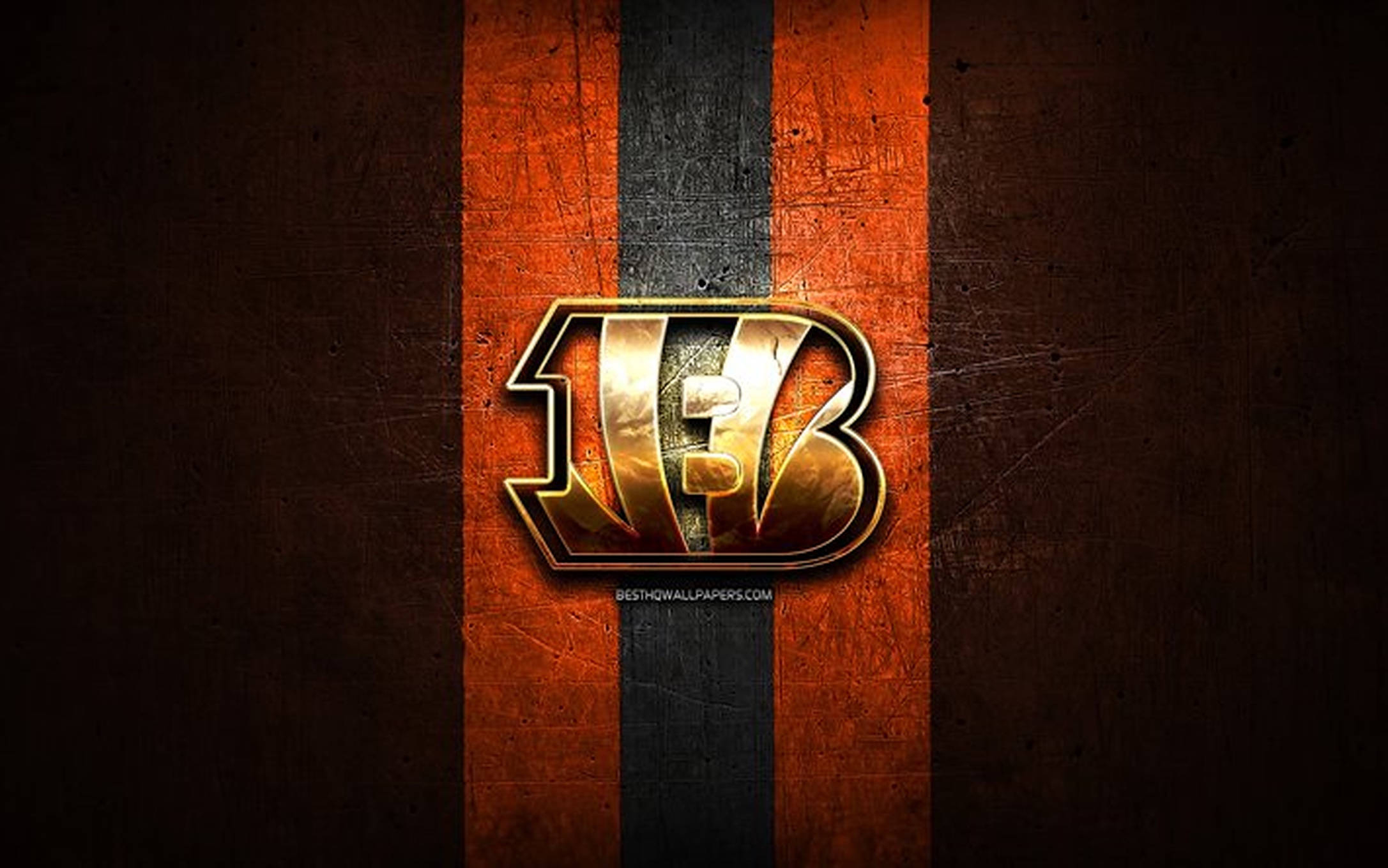 2180x1360 Download Cincinnati Bengals Gold B Logo Wallpaper, Desktop