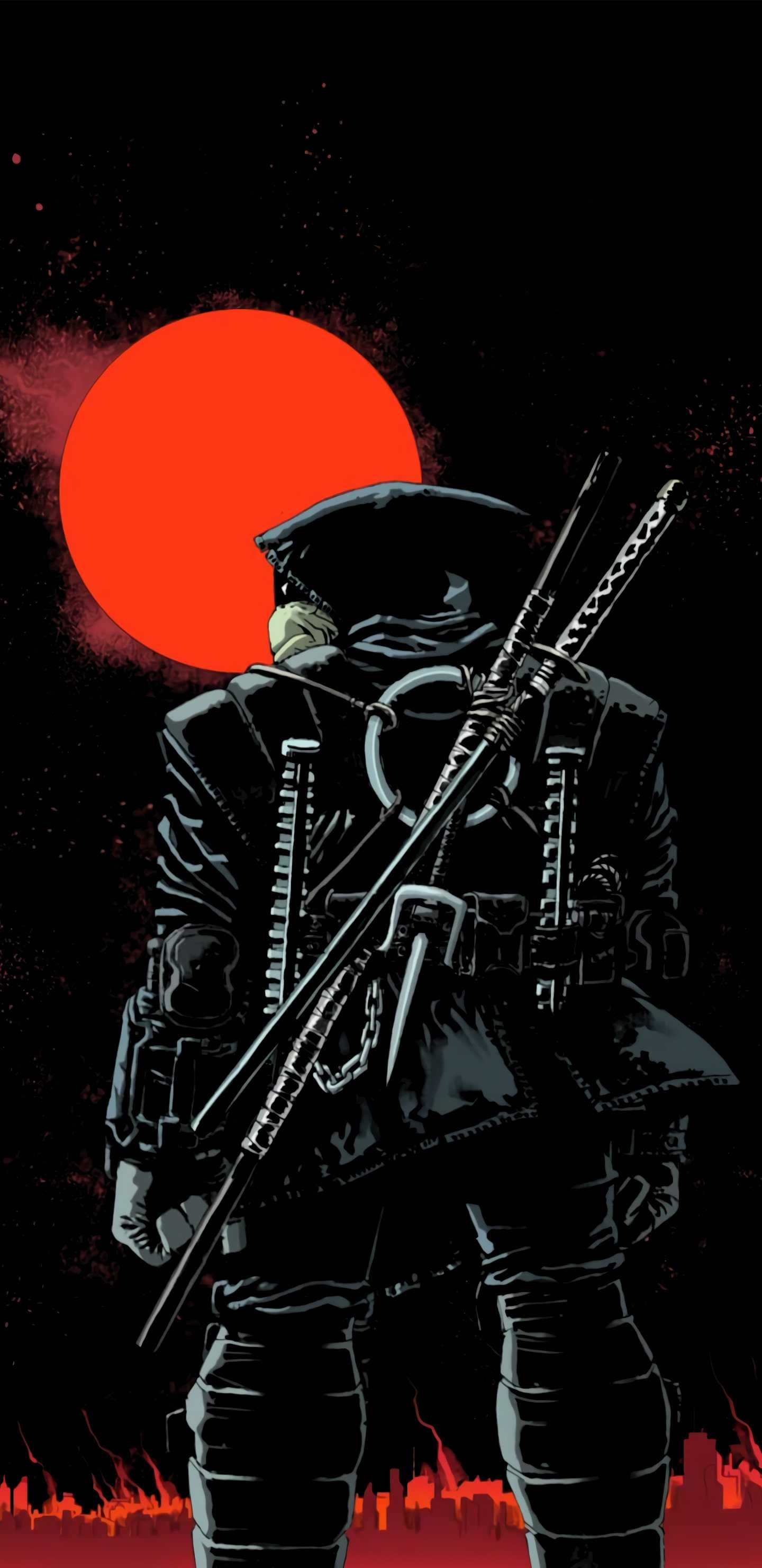 1440x2960 The Last Ronin lockscreen wallpaper, Phone