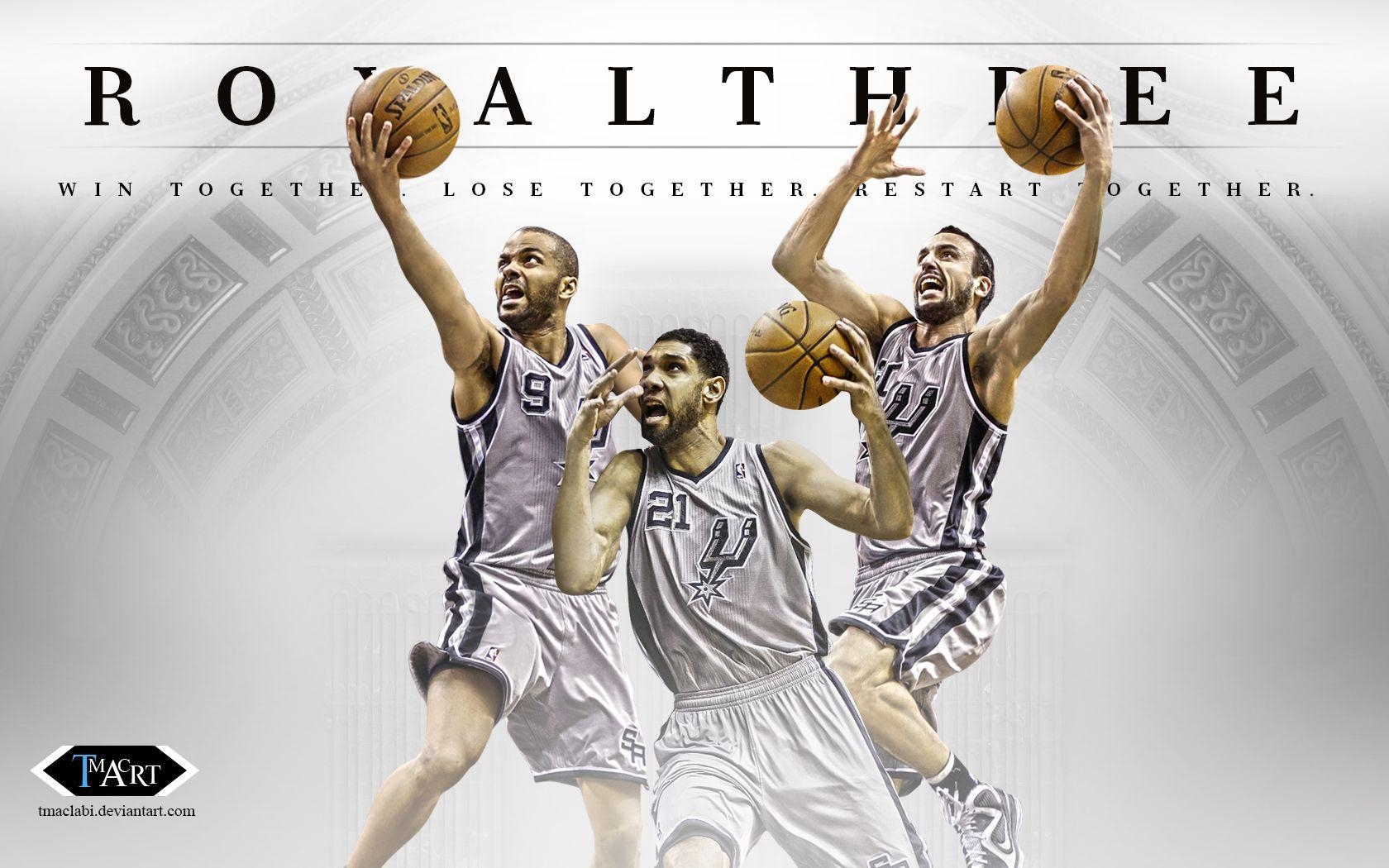 1680x1050 San Antonio Spurs Royalthree Wallpaper, Desktop