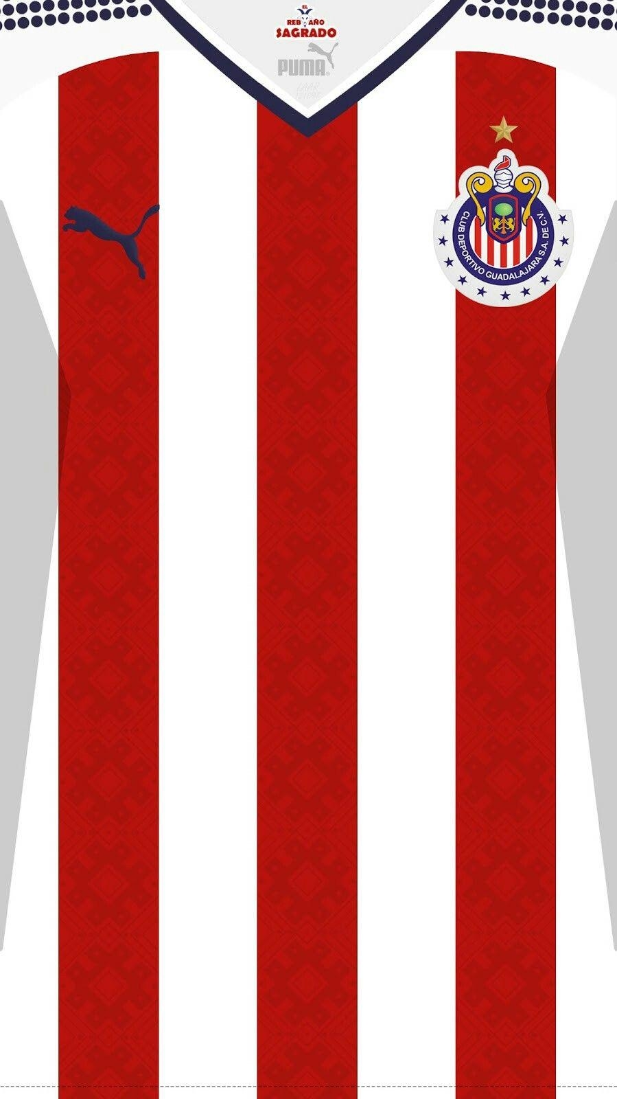 900x1600 Chivas De Guadalajara 17 18 Kit Home. Football. Chivas, Phone