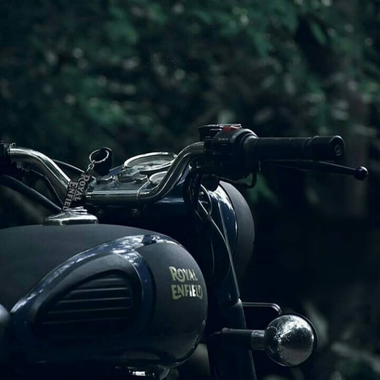 1280x1280 Royal Enfield Logo Wallpaper, Phone