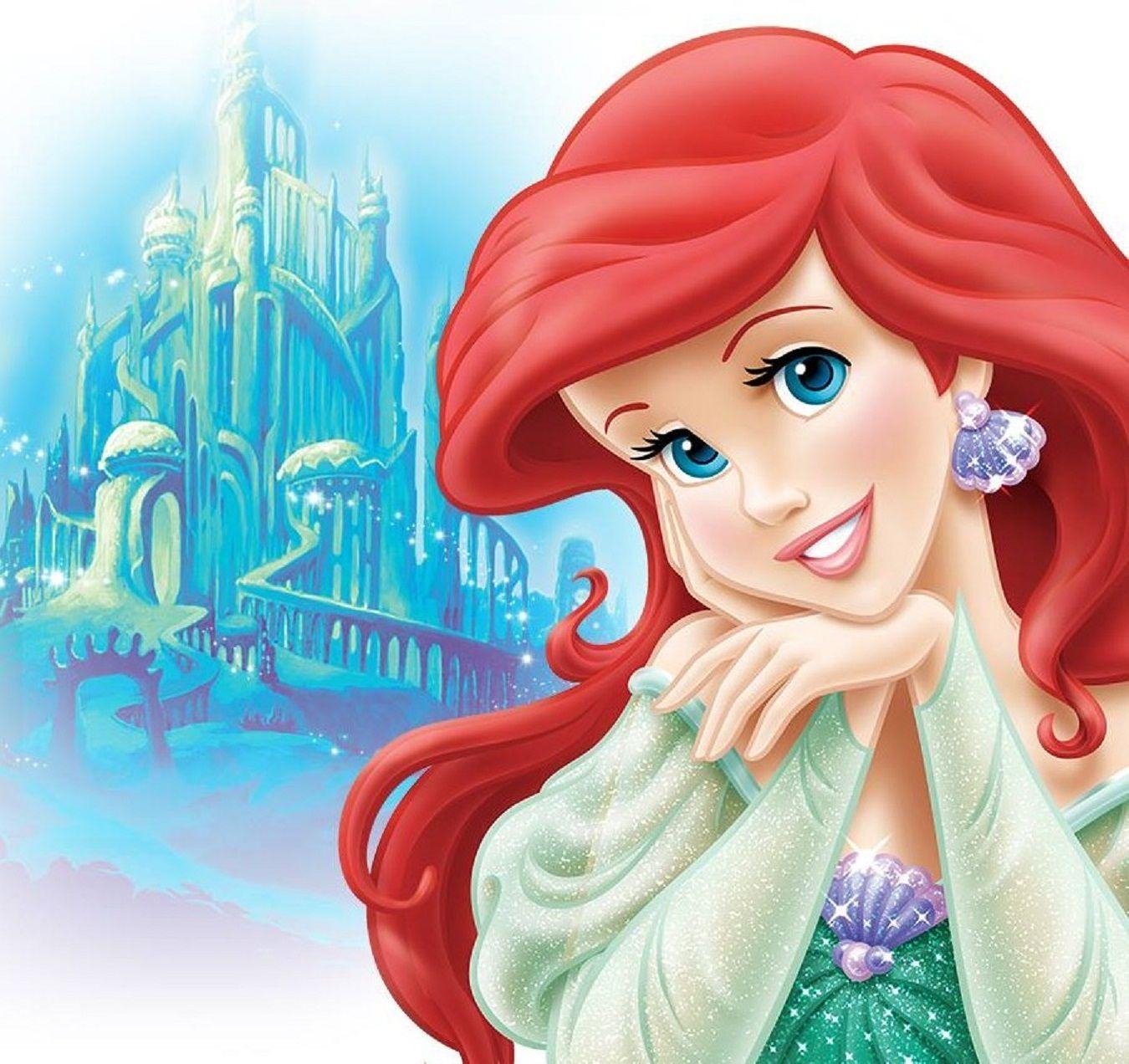 1350x1280 Disney Princess Ariel Widescreen Wallpaper 07813, Desktop