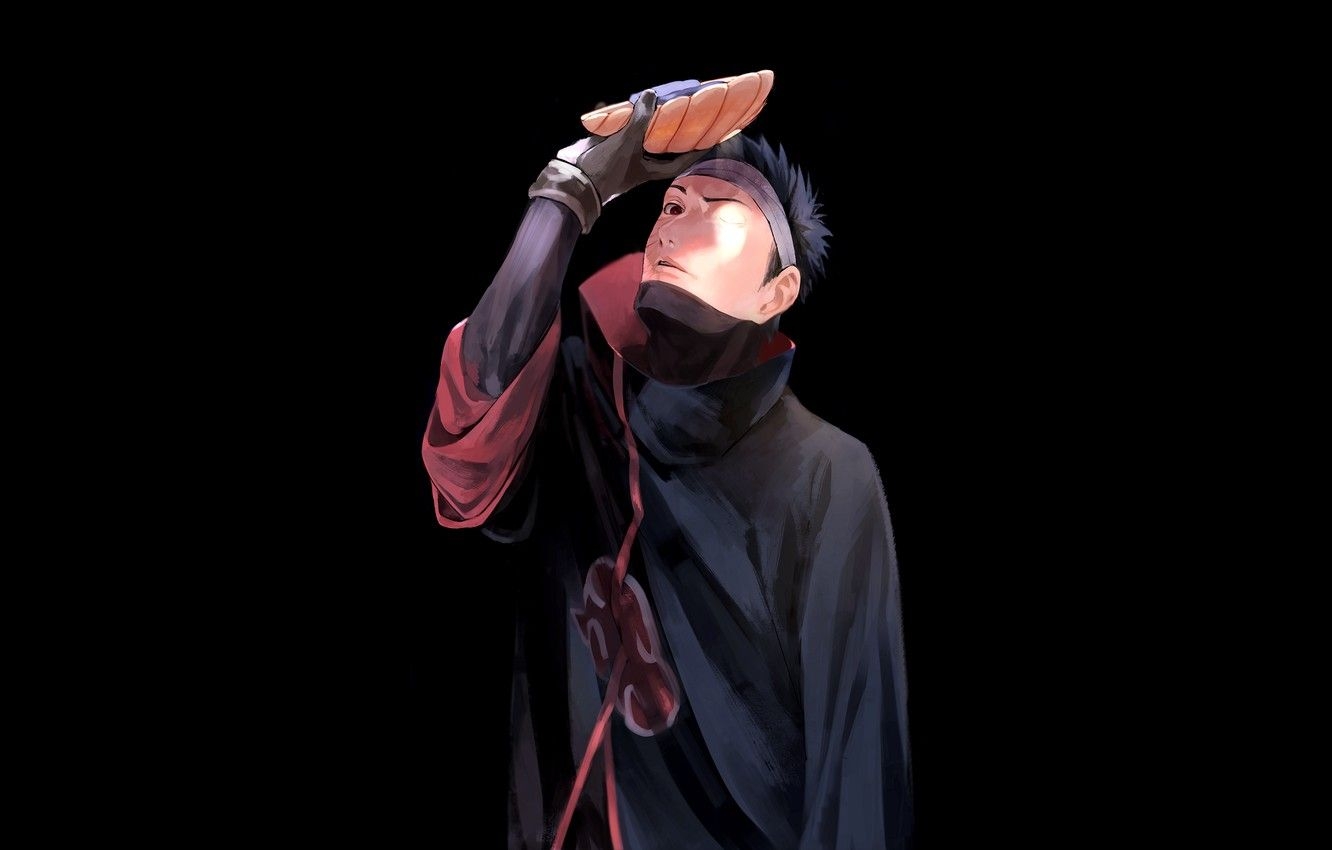 1340x850 Wallpaper mask, cloak, Naruto, Naruto, Cape, Obito Uchiha image, Desktop