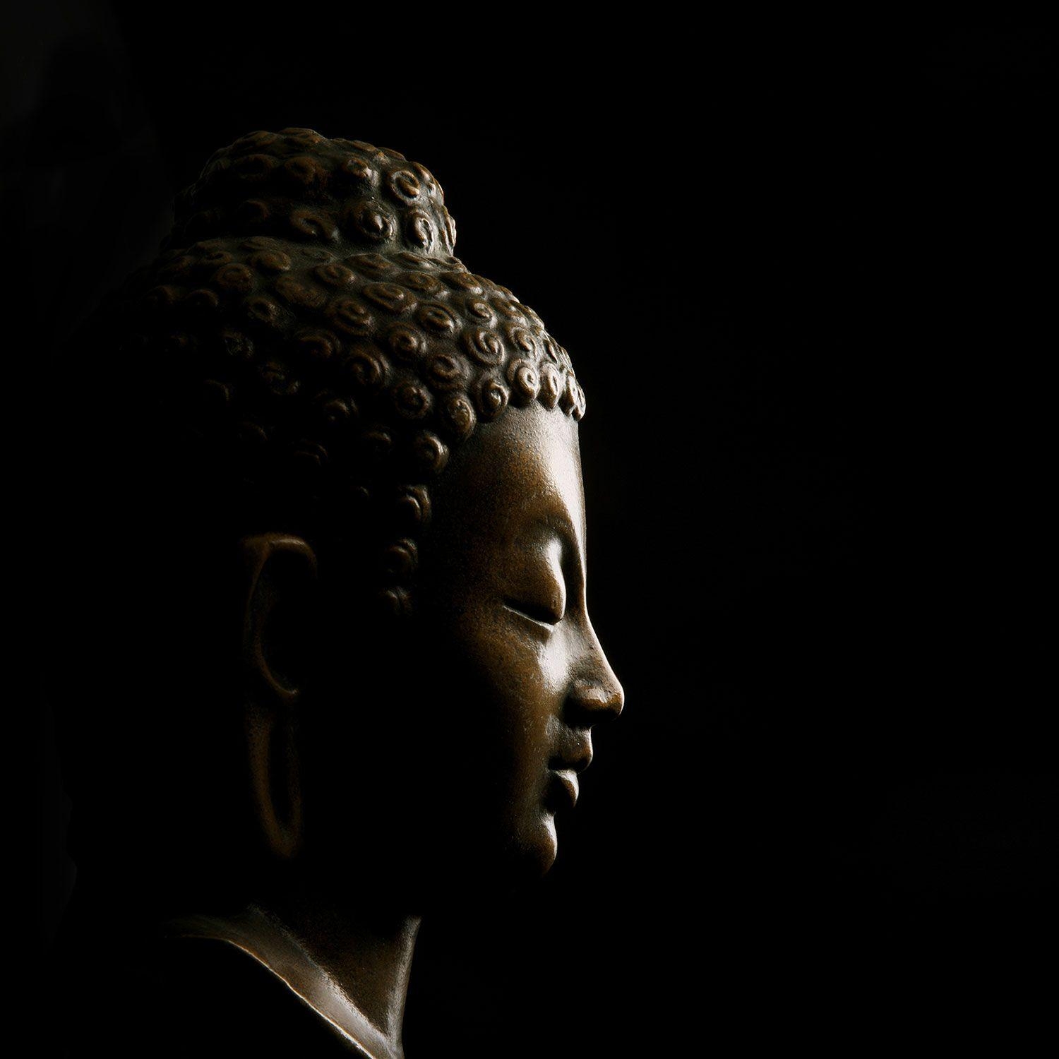 1500x1500 Black Buddha Wallpaper Free Black Buddha Background, Phone