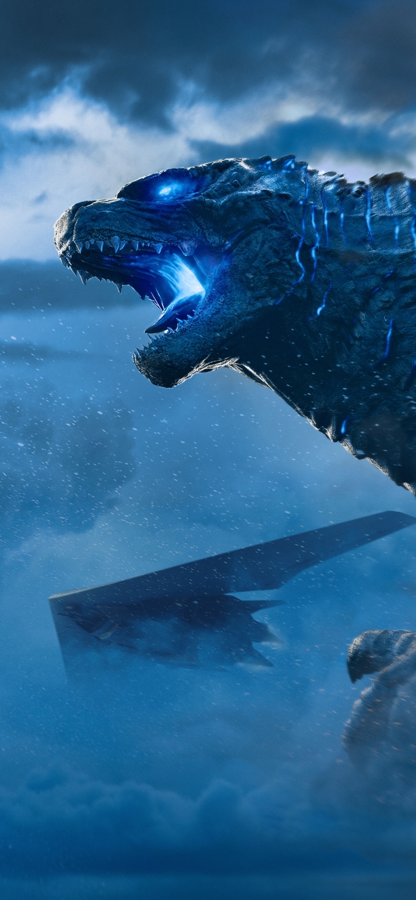 830x1800 Godzilla iPhone Wallpaper, Phone