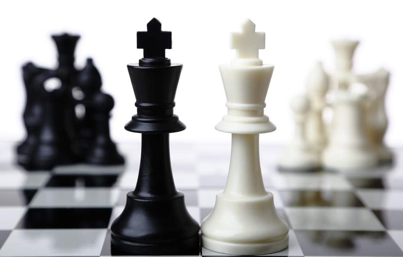 1340x850 Wallpaper white, black, chess, king image for desktop, Desktop