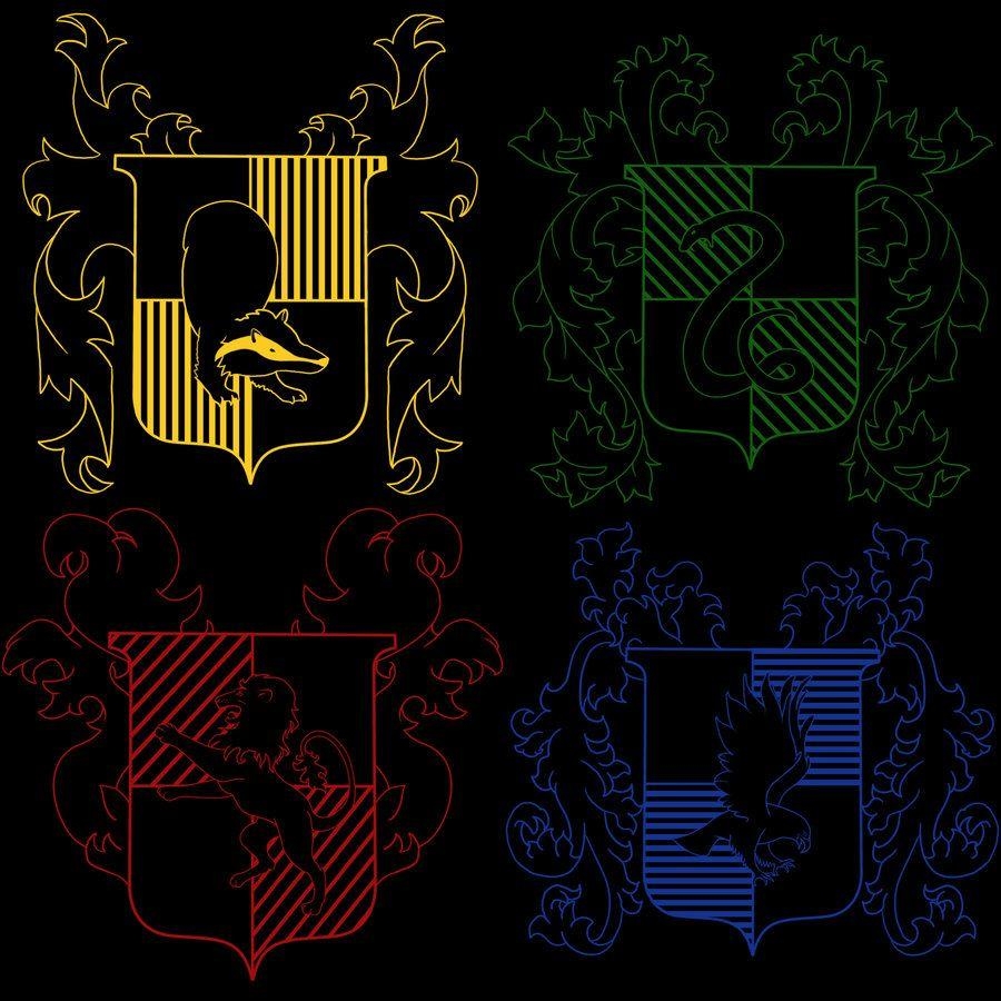 900x900 Hogwarts Crest Wallpaper, Phone