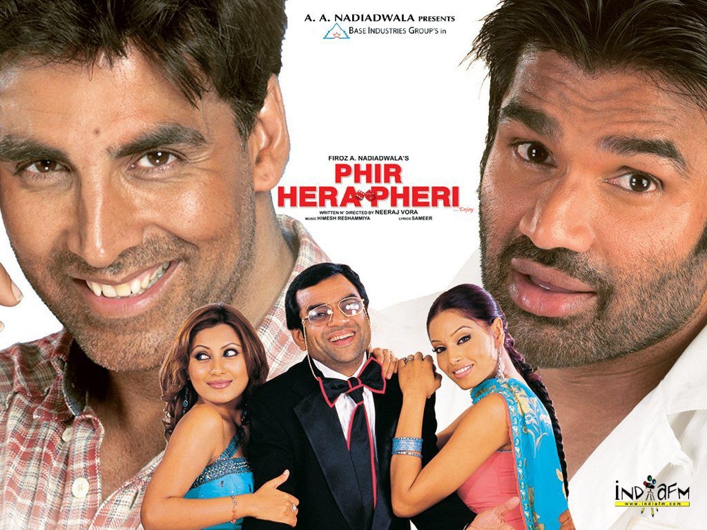 1030x770 Phir Hera Pheri 2006 Wallpaper. Akshay Kumarrimi Senparesh Rawalbipasha Basusuniel Shetty, Desktop