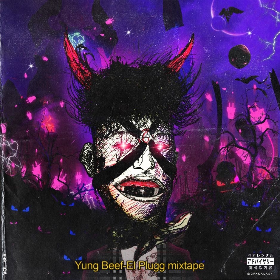 940x940 El Plugg Mixtape by Yung Beef #, #SPONSORED, #Mixtape, #Yung, #Beef, #listen #Affiliate. Mixtape, Illustration design, Illustration art, Phone