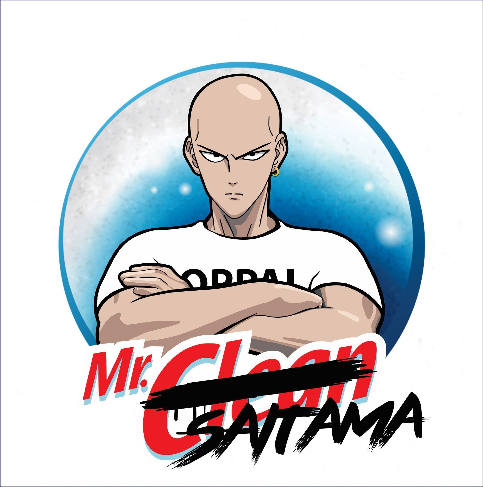 2040x2050 Saitama Mr. Clean Mashup. One punch man, One punch, One punch man 3, Phone